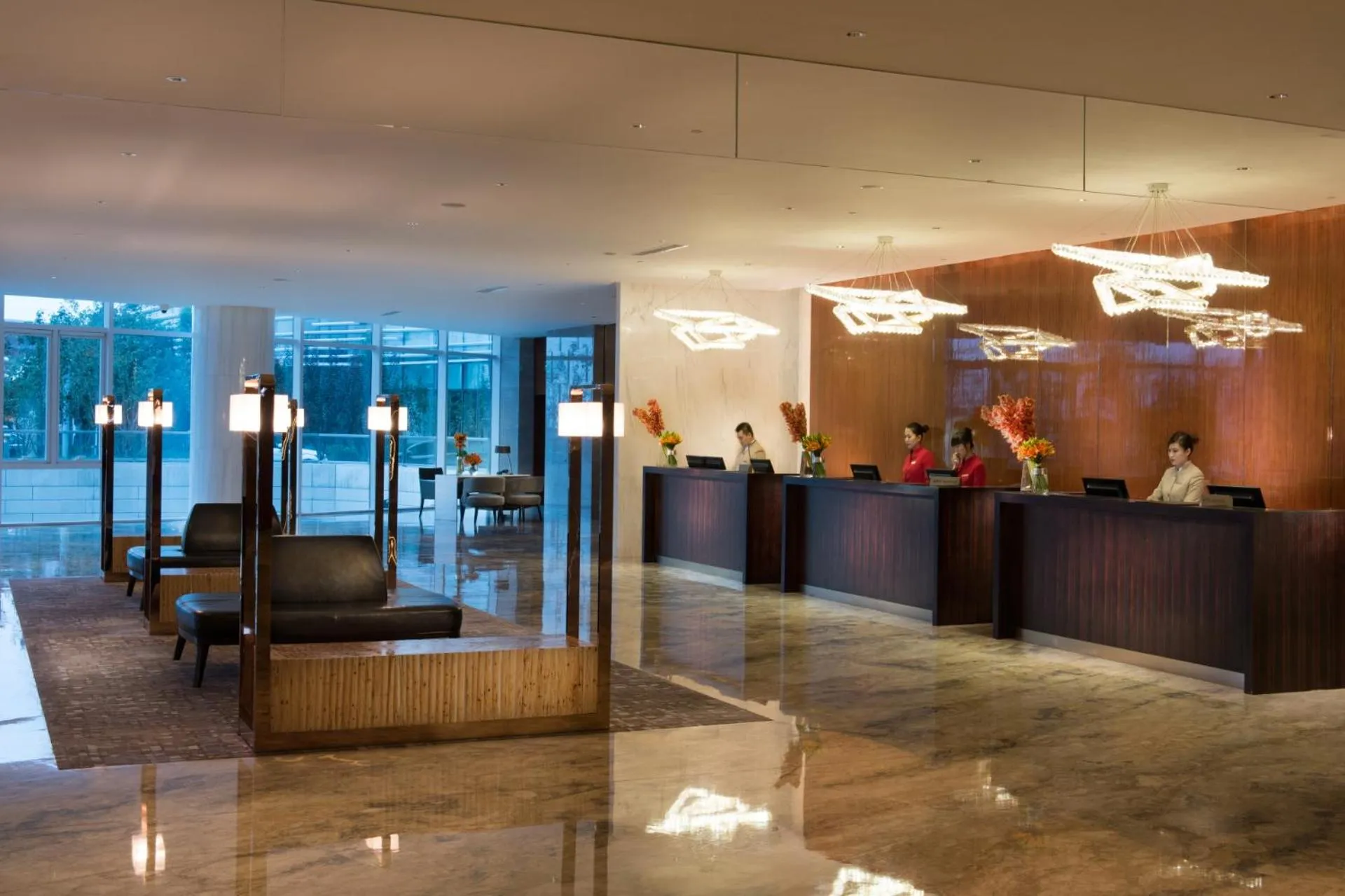 Staff in Sunrise Kempinski Hotel Beijing