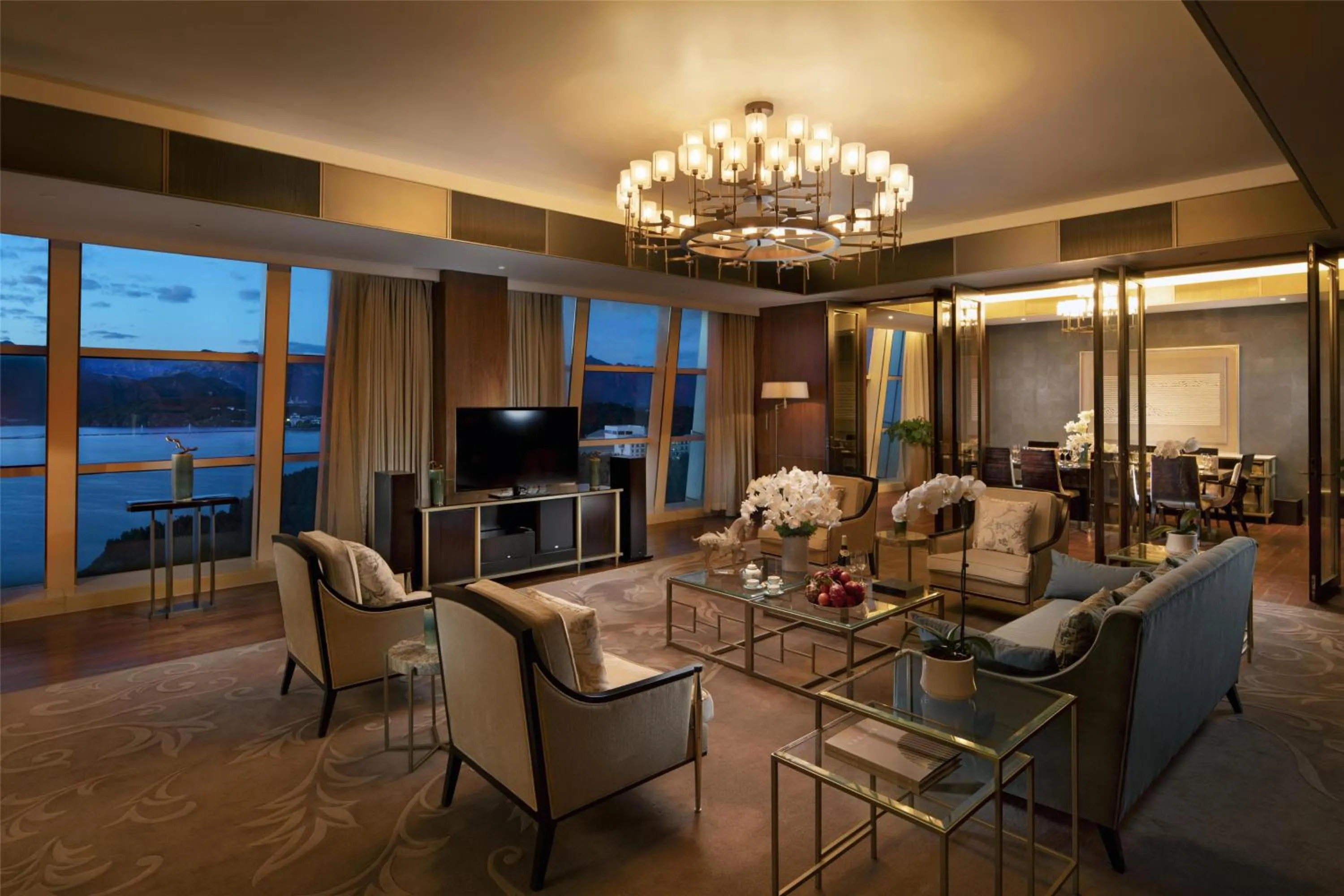 Bedroom in Sunrise Kempinski Hotel Beijing