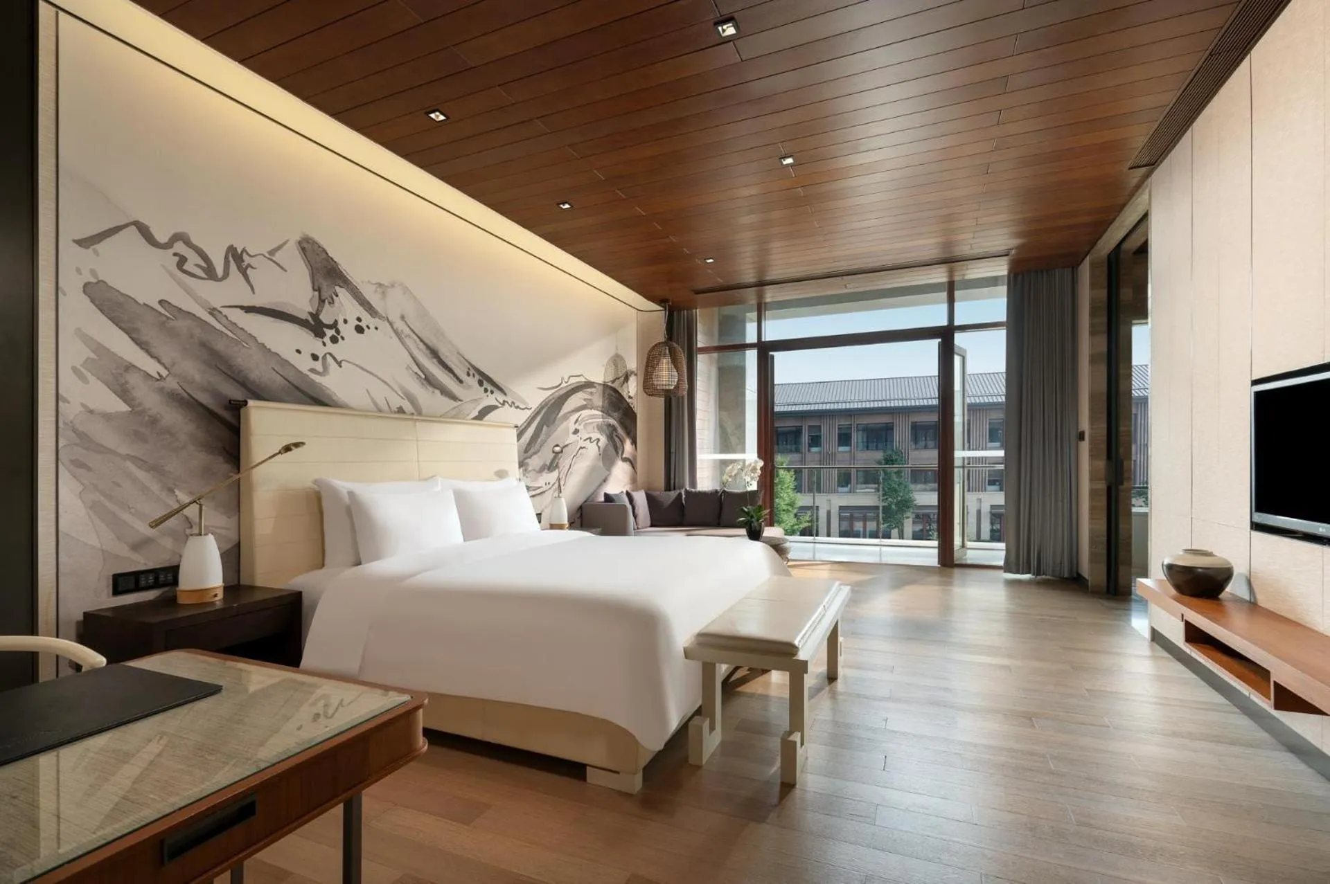 Bedroom, Bed in Yanqi Hotel, Managed by Kempinski