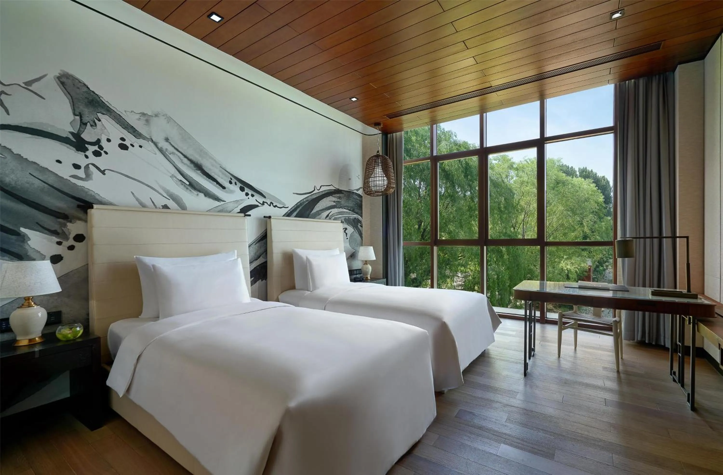 Bedroom, Bed in Yanqi Hotel, Managed by Kempinski