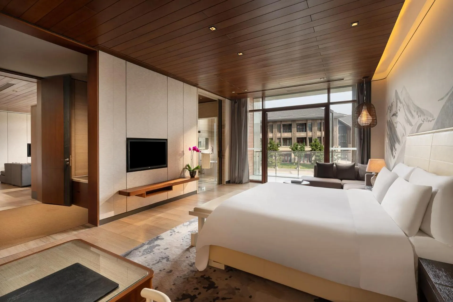 Bed in Yanqi Hotel, Managed by Kempinski