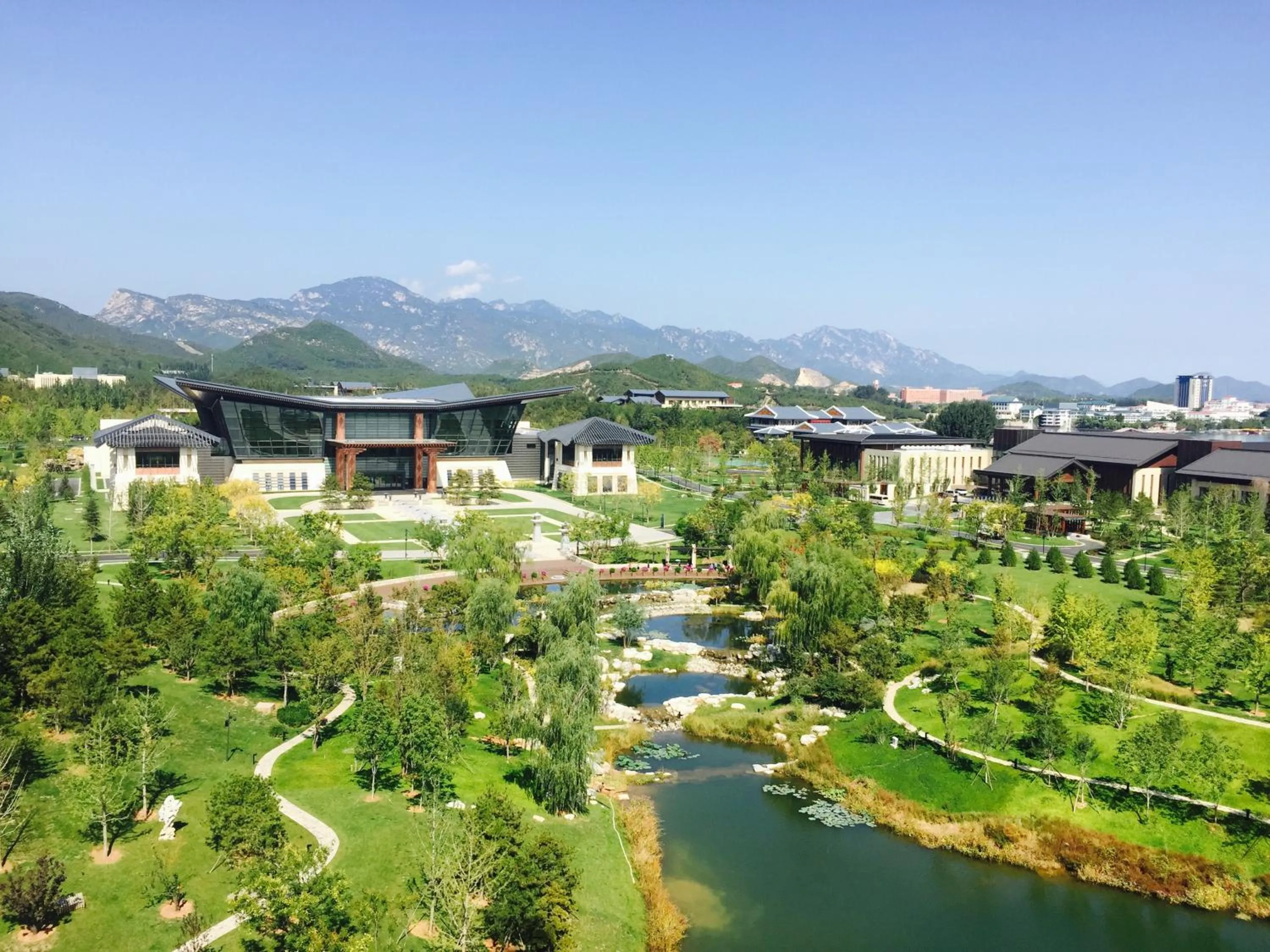 Property building in Yanqi Hotel, Managed by Kempinski