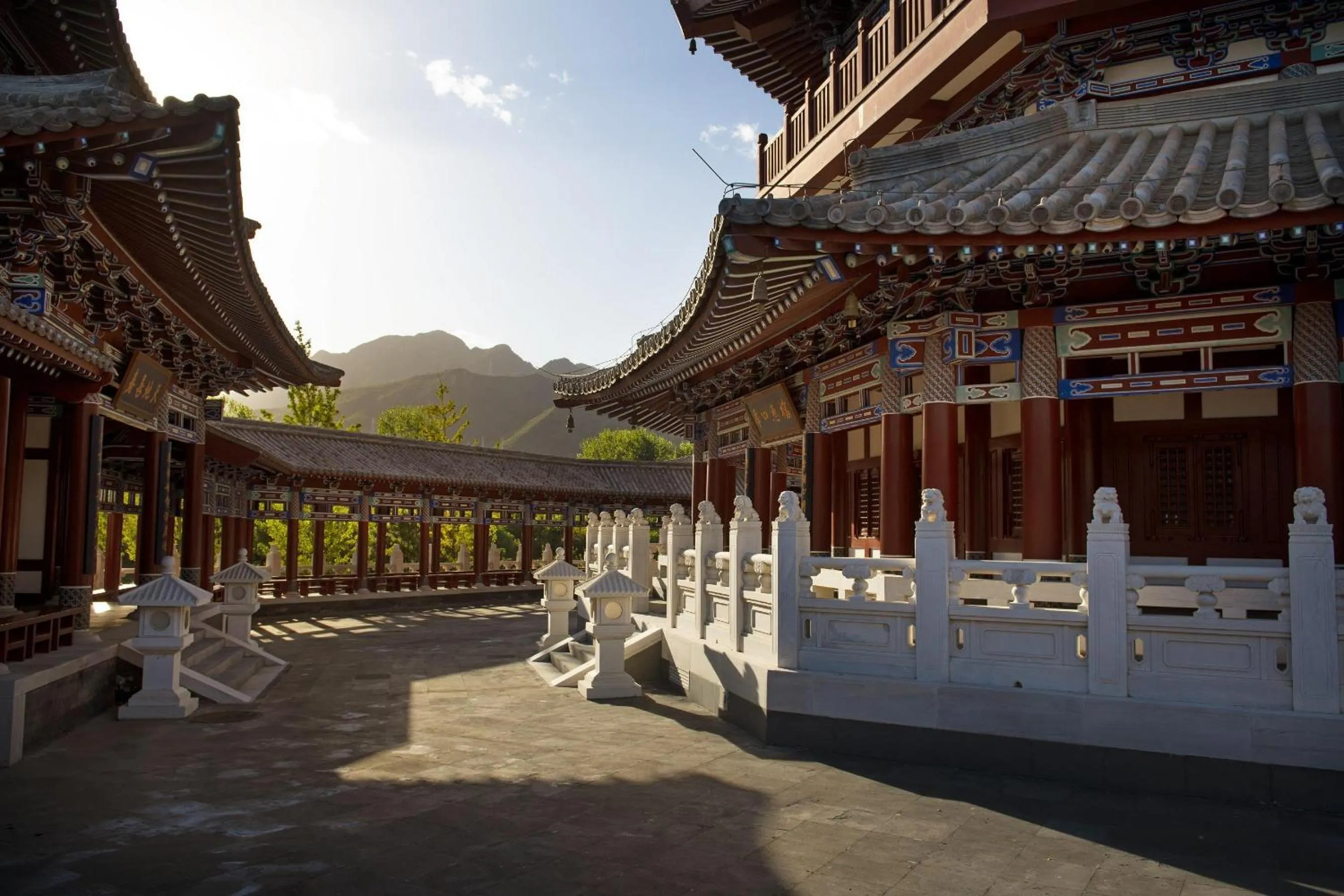 Property building in Yanqi Hotel, Managed by Kempinski