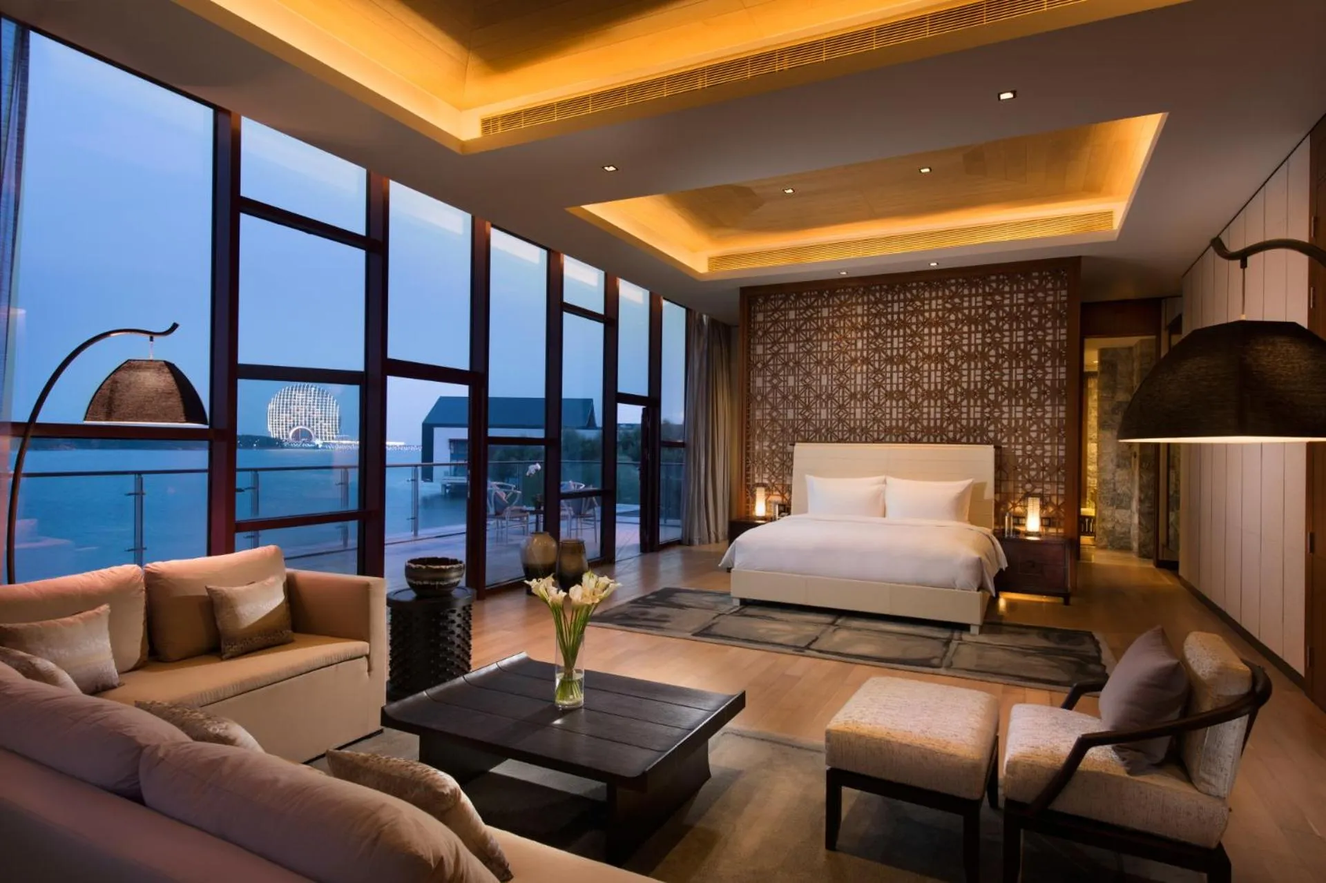 Bedroom, Bed in Yanqi Hotel, Managed by Kempinski