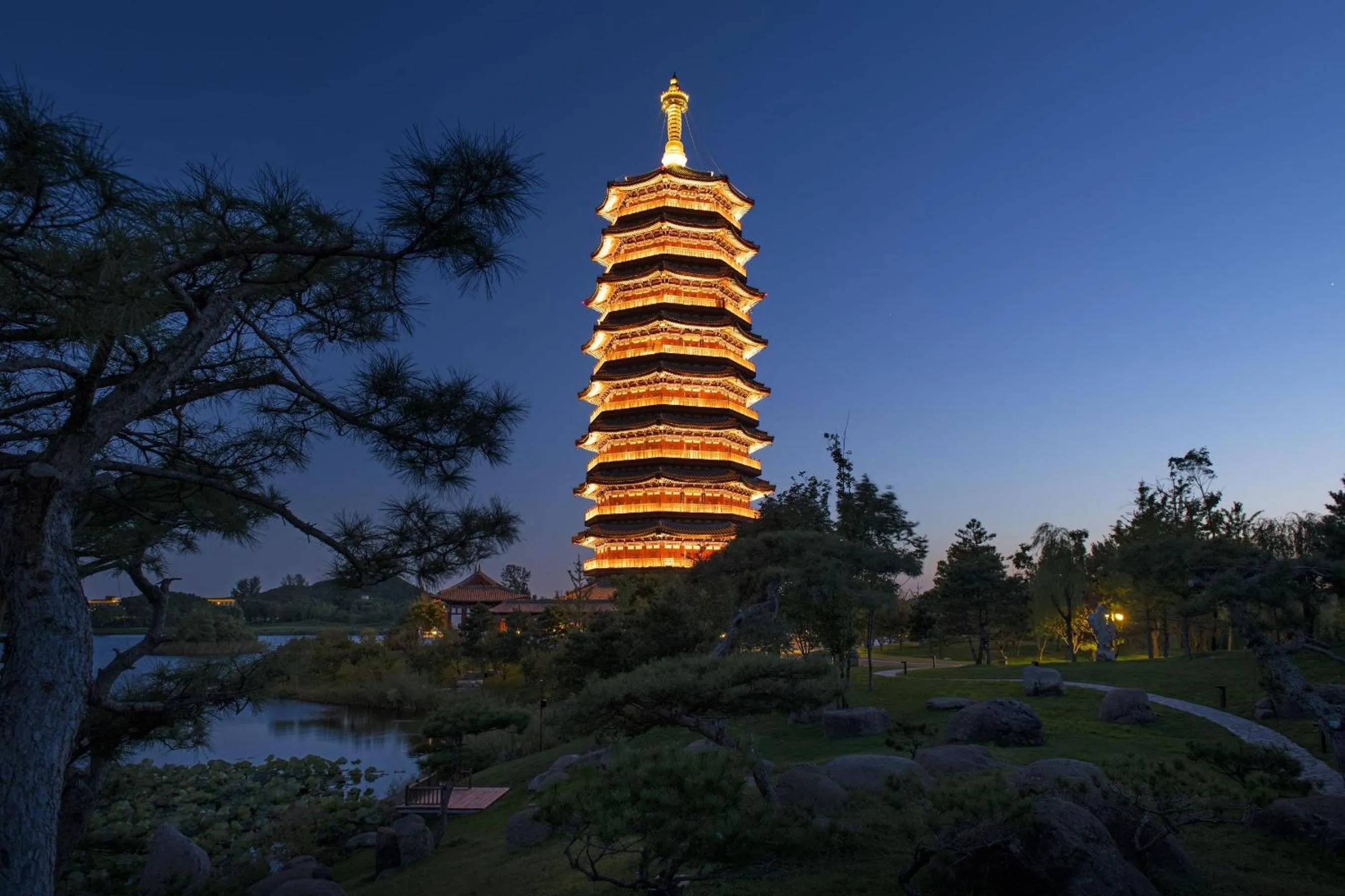 Property building in Yanqi Hotel, Managed by Kempinski