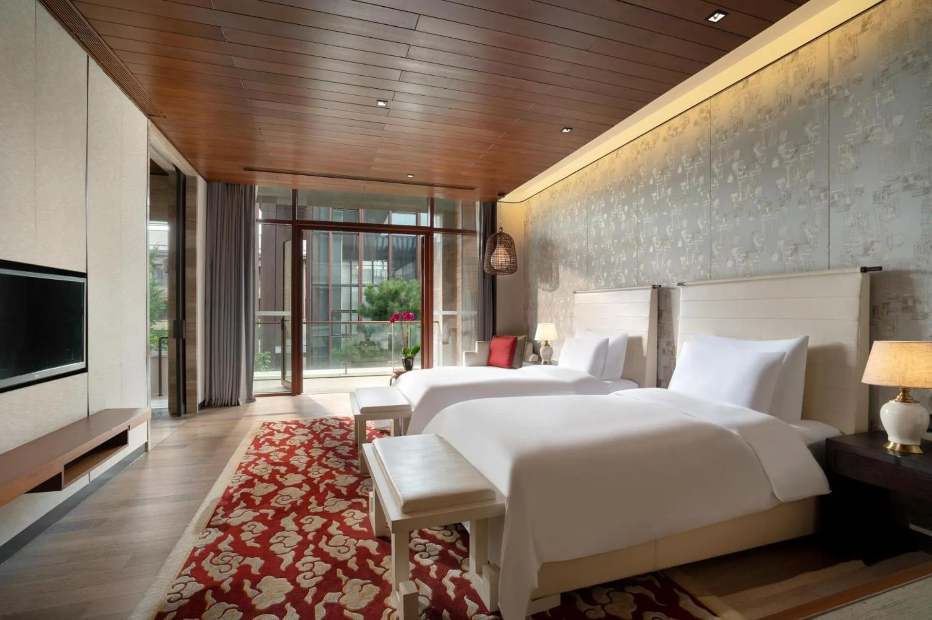Bedroom, Bed in Yanqi Hotel, Managed by Kempinski