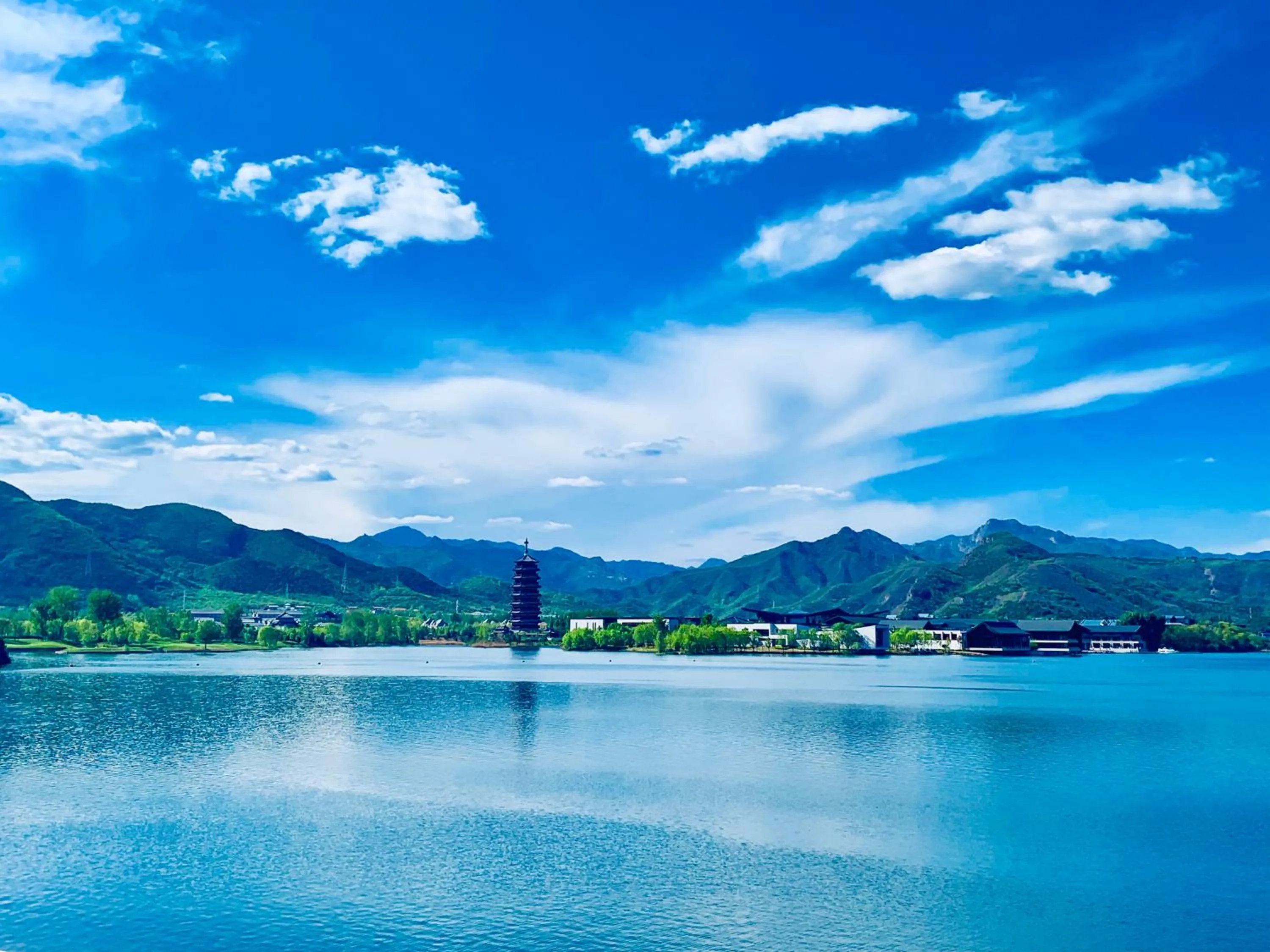 Property building in Yanqi Hotel, Managed by Kempinski