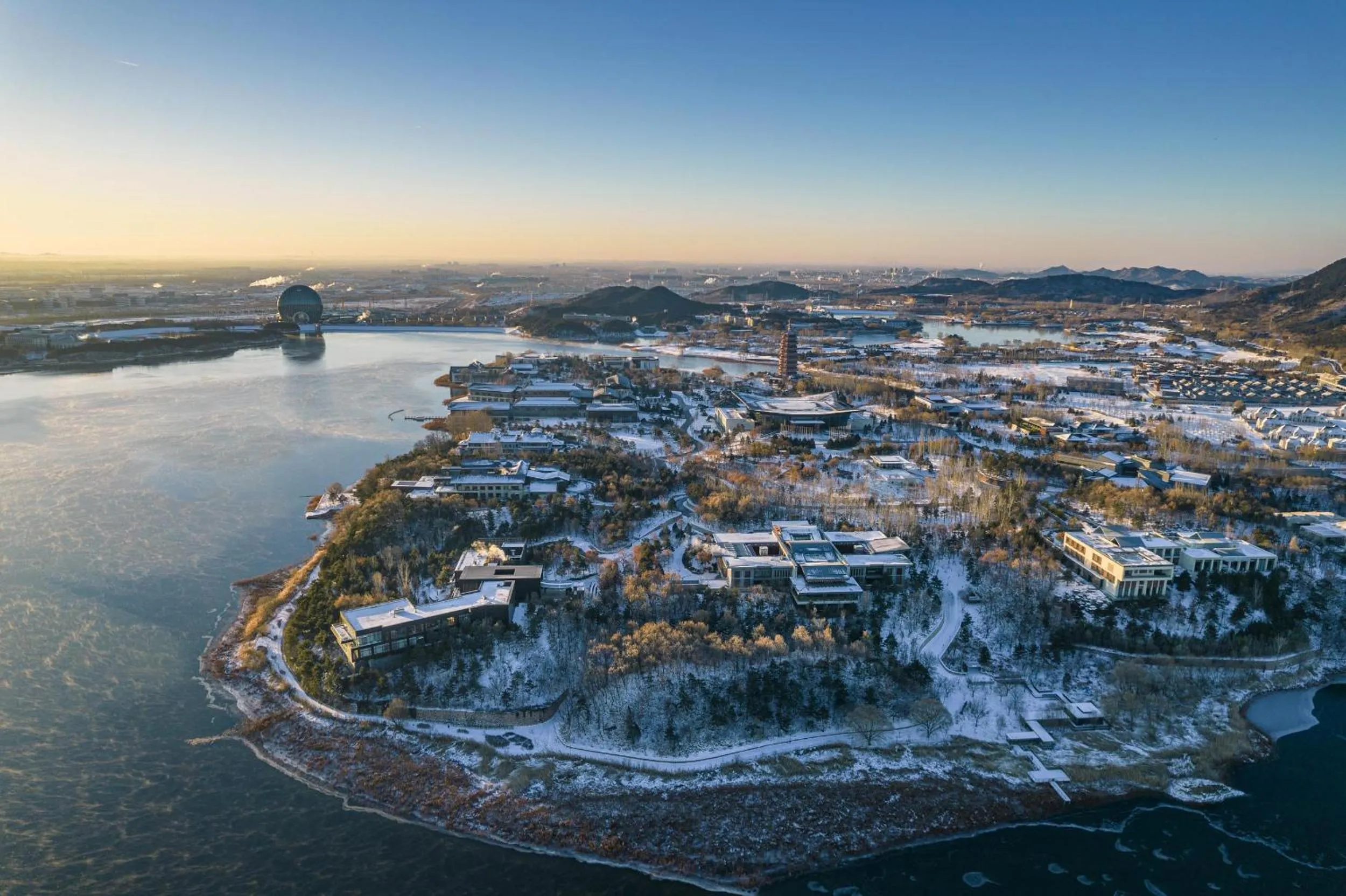 Property building in Yanqi Hotel, Managed by Kempinski