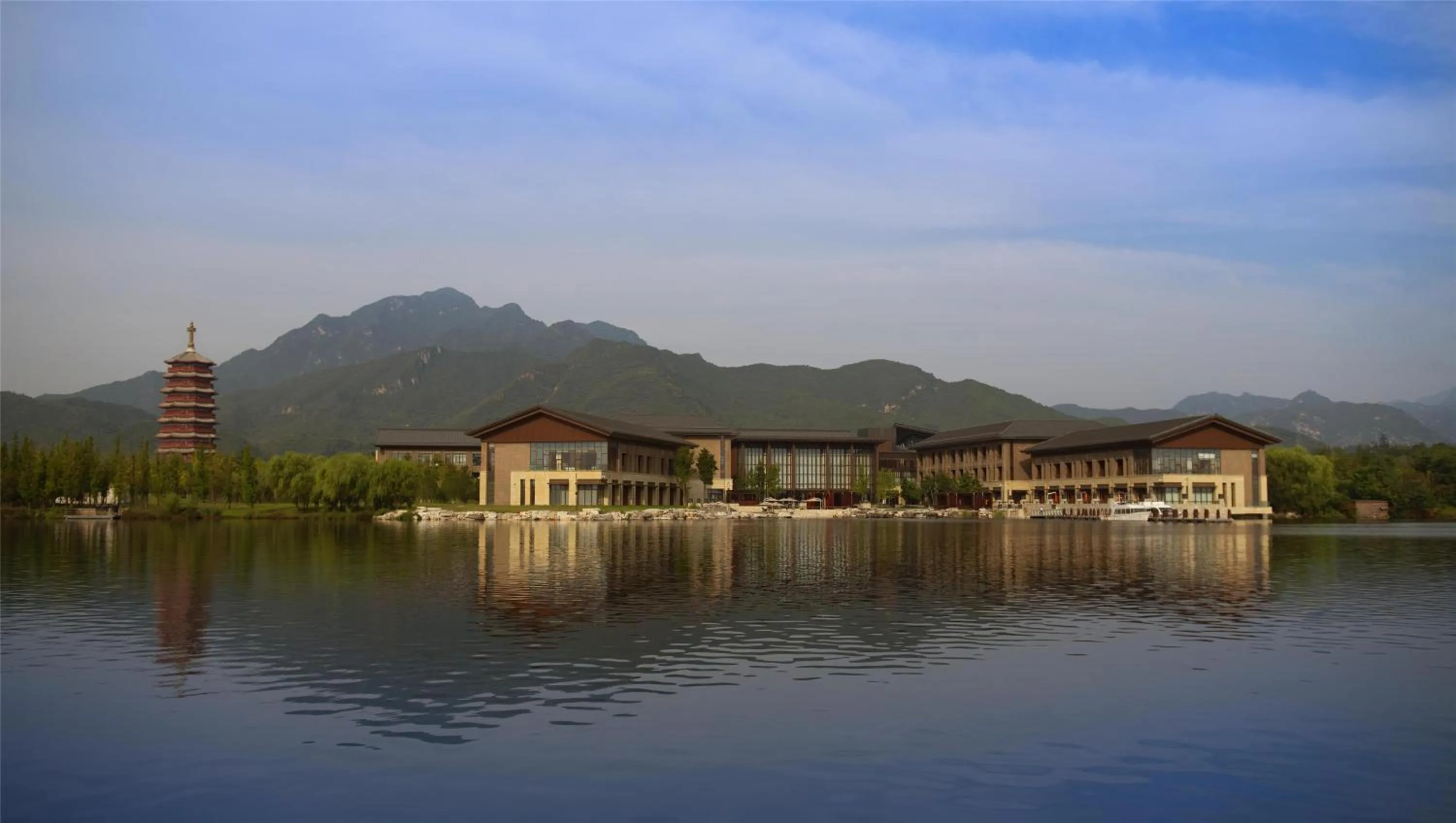 Property building in Yanqi Hotel, Managed by Kempinski