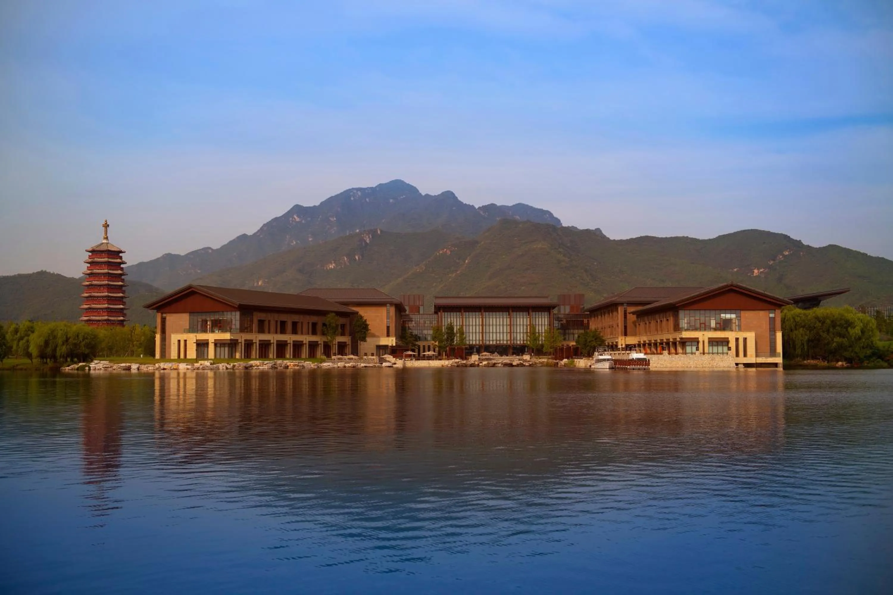 Property building in Yanqi Hotel, Managed by Kempinski