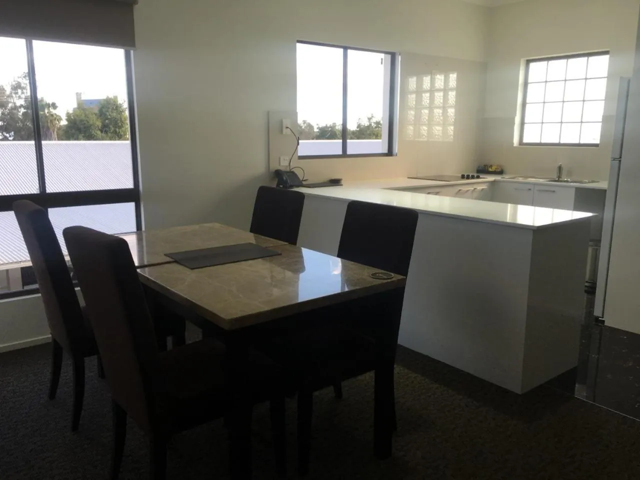 Kitchen or kitchenette in Western Downs Motor Inn