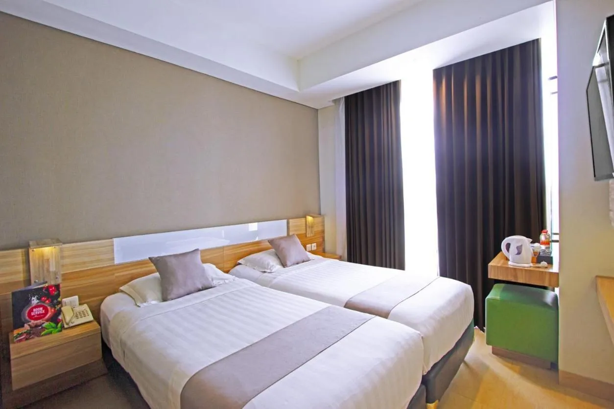Bed in Hotel FortunaGrande Seturan Yogyakarta