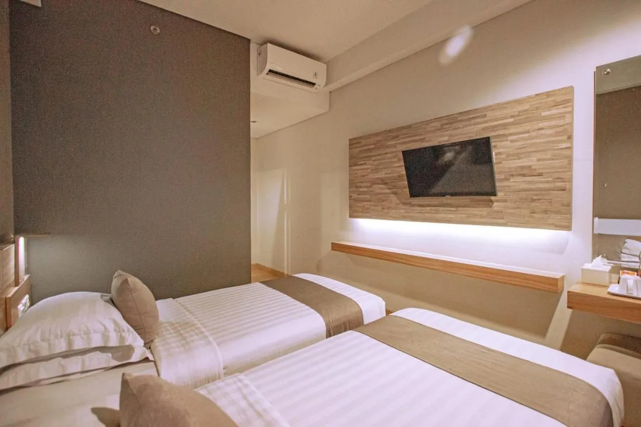 Bed in Hotel FortunaGrande Seturan Yogyakarta