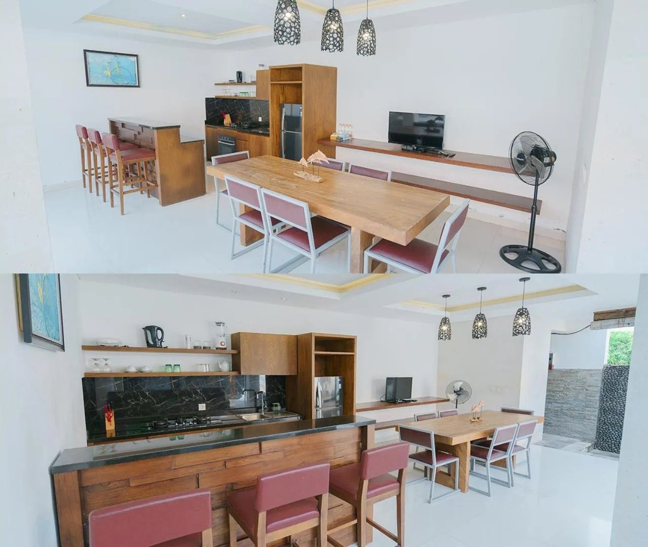 Living room in Odika Lovina Villas