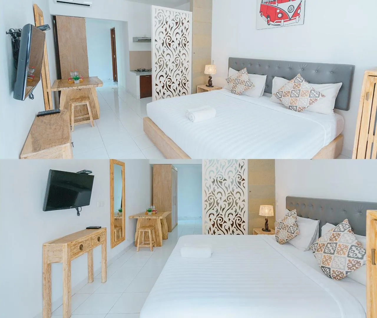 Bed in Odika Lovina Villas