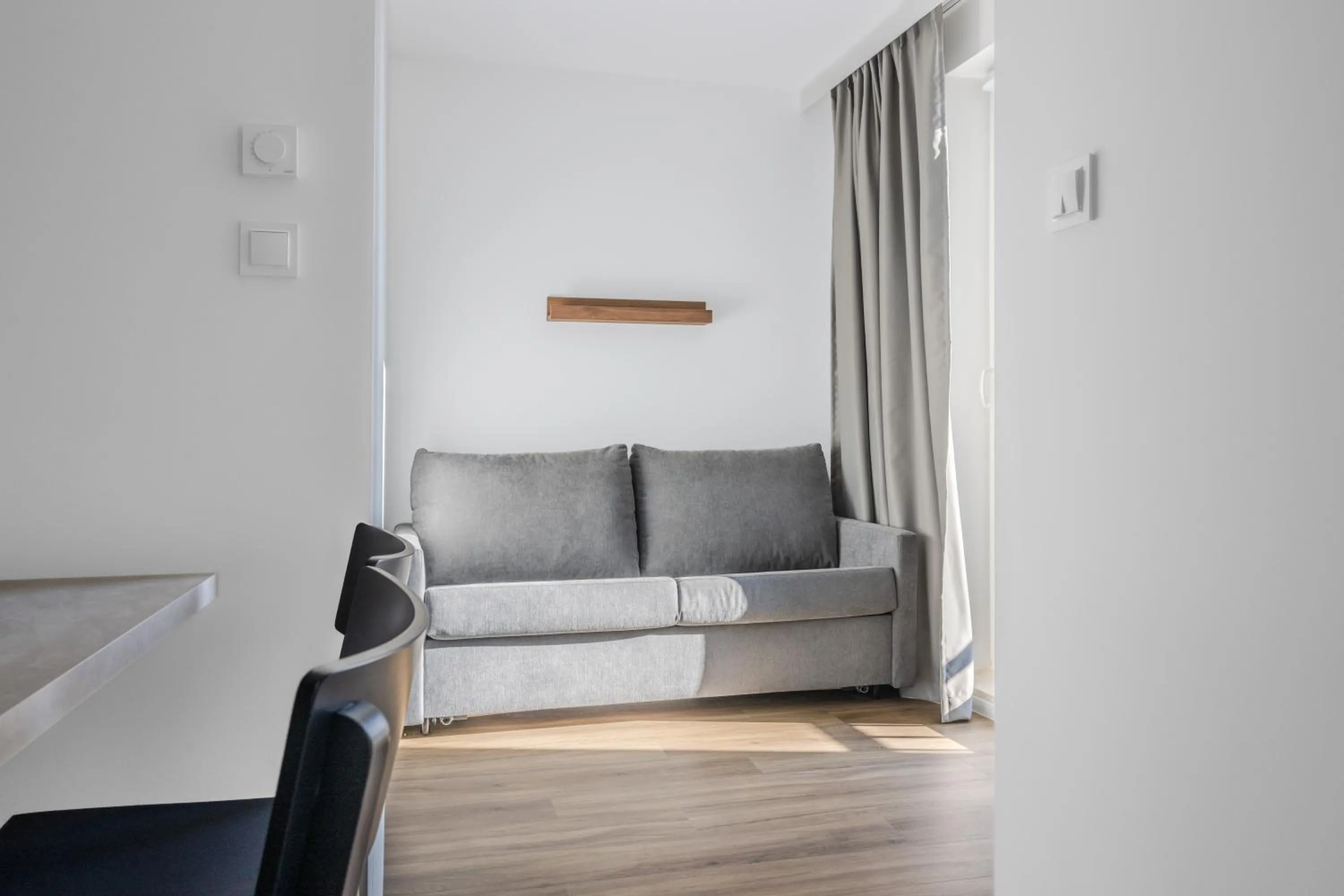 Living room, Bed in Noli Gdansk Wrzeszcz