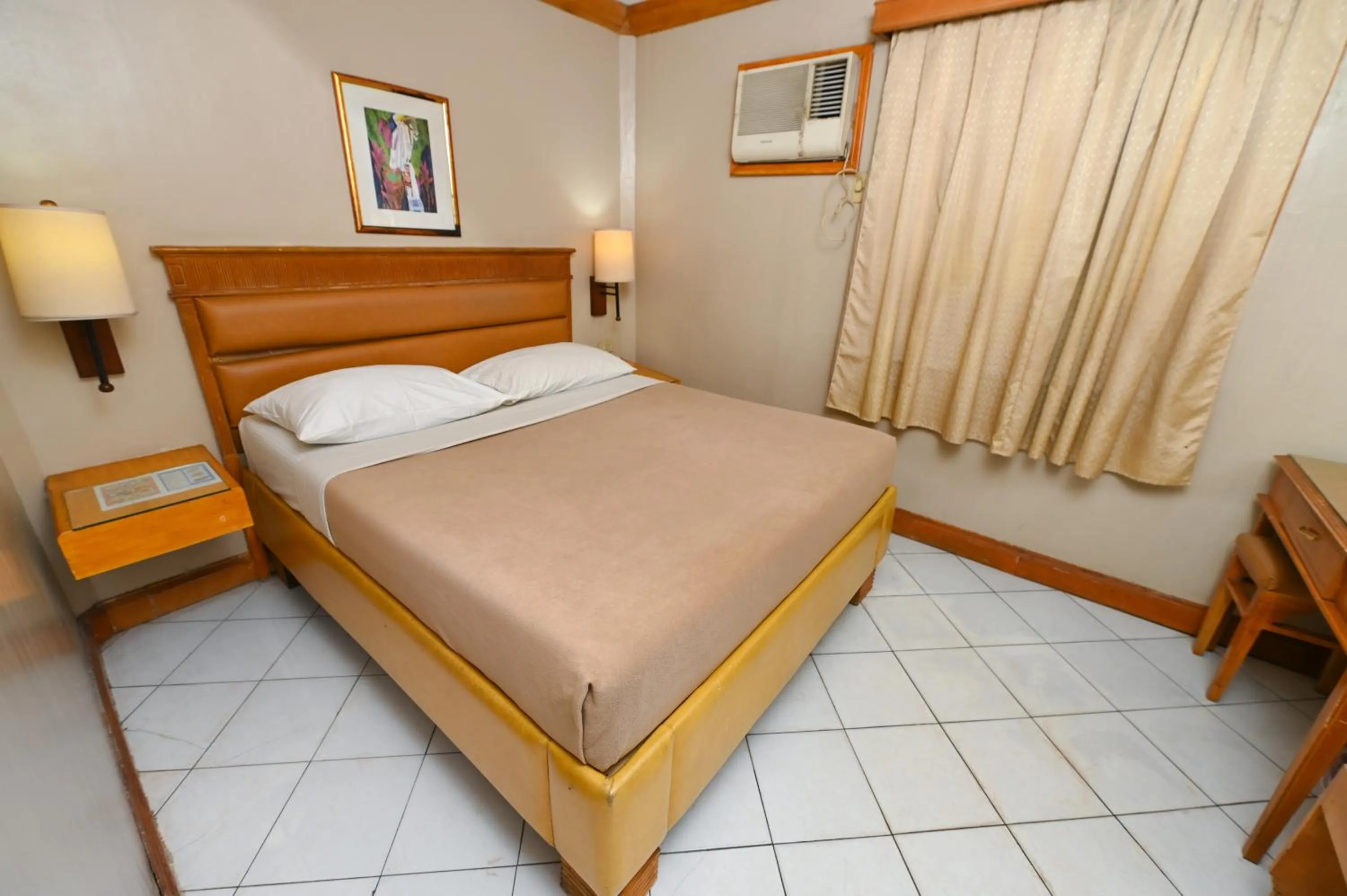 Bed in Nature's Pensionne House