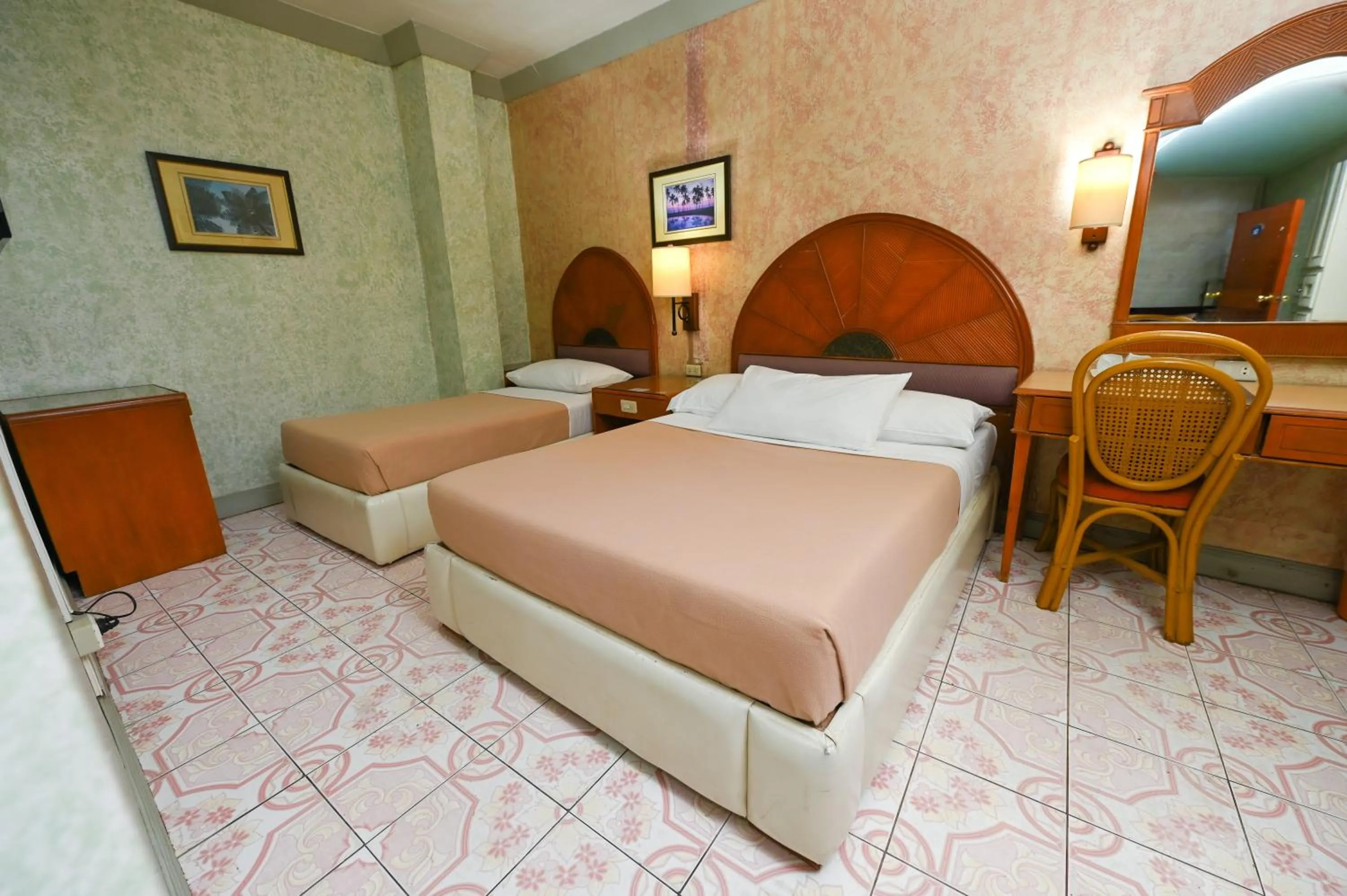 Bed in Nature's Pensionne House