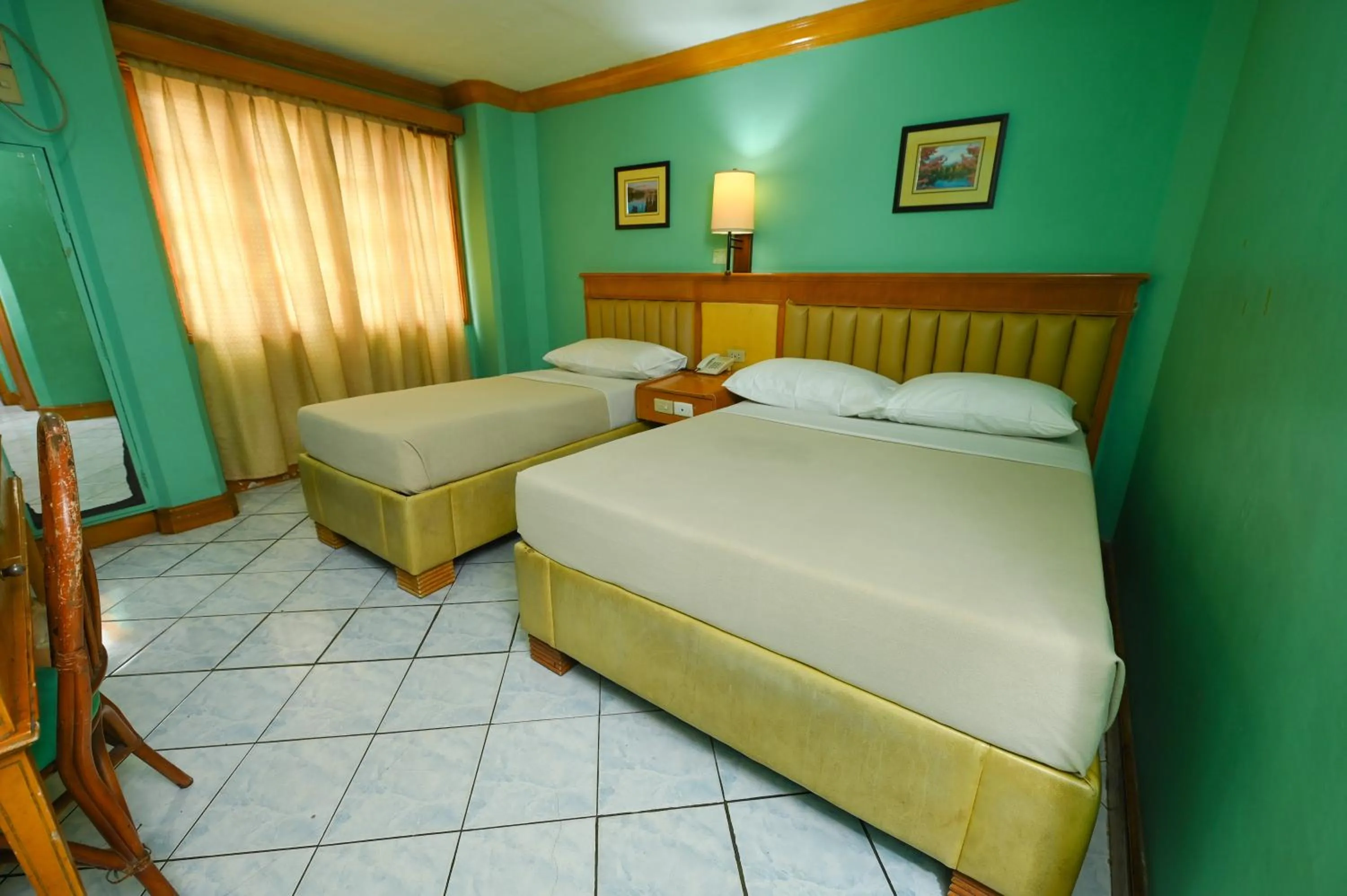 Bed in Nature's Pensionne House