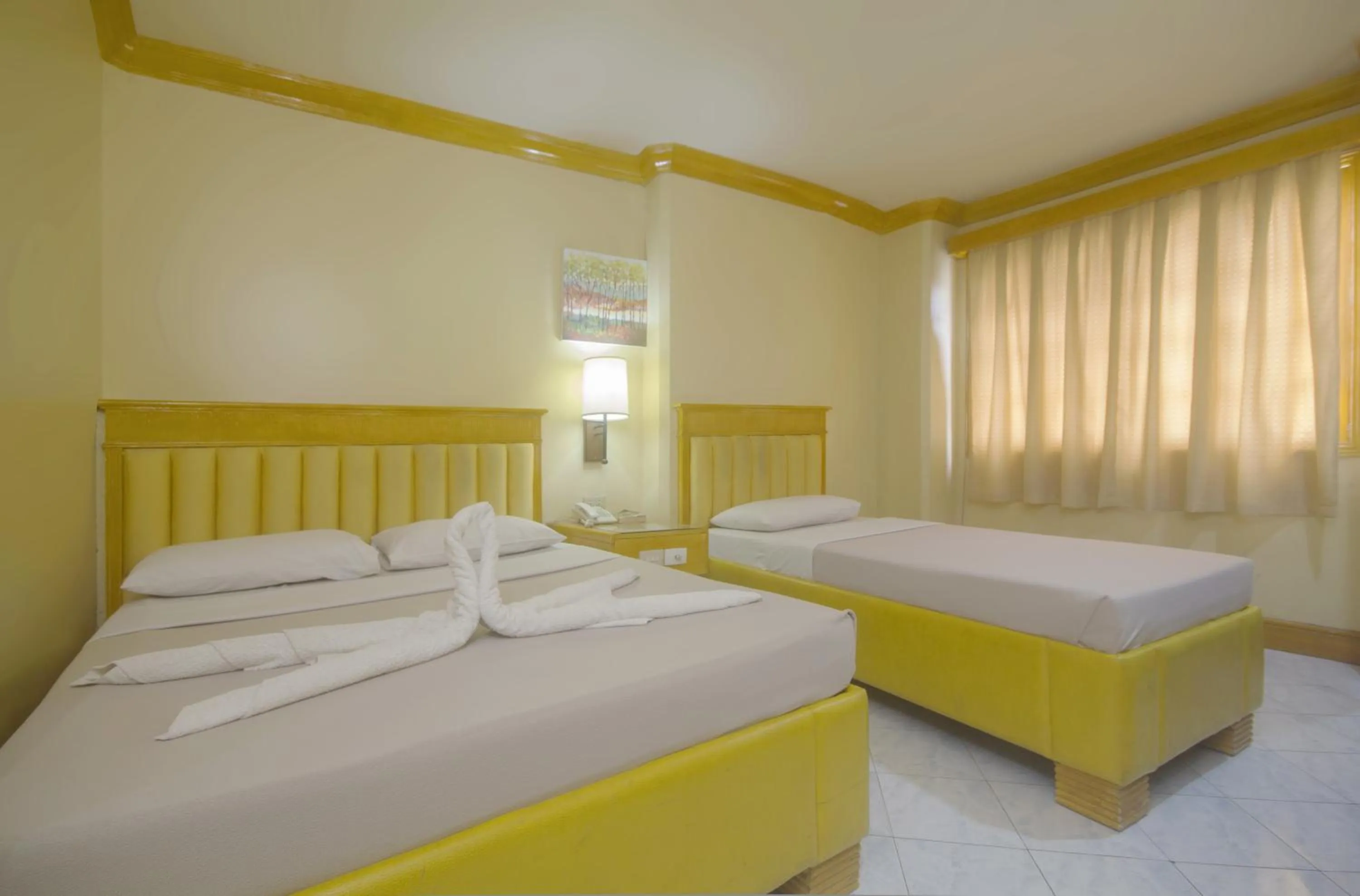 Bed in Nature's Pensionne House