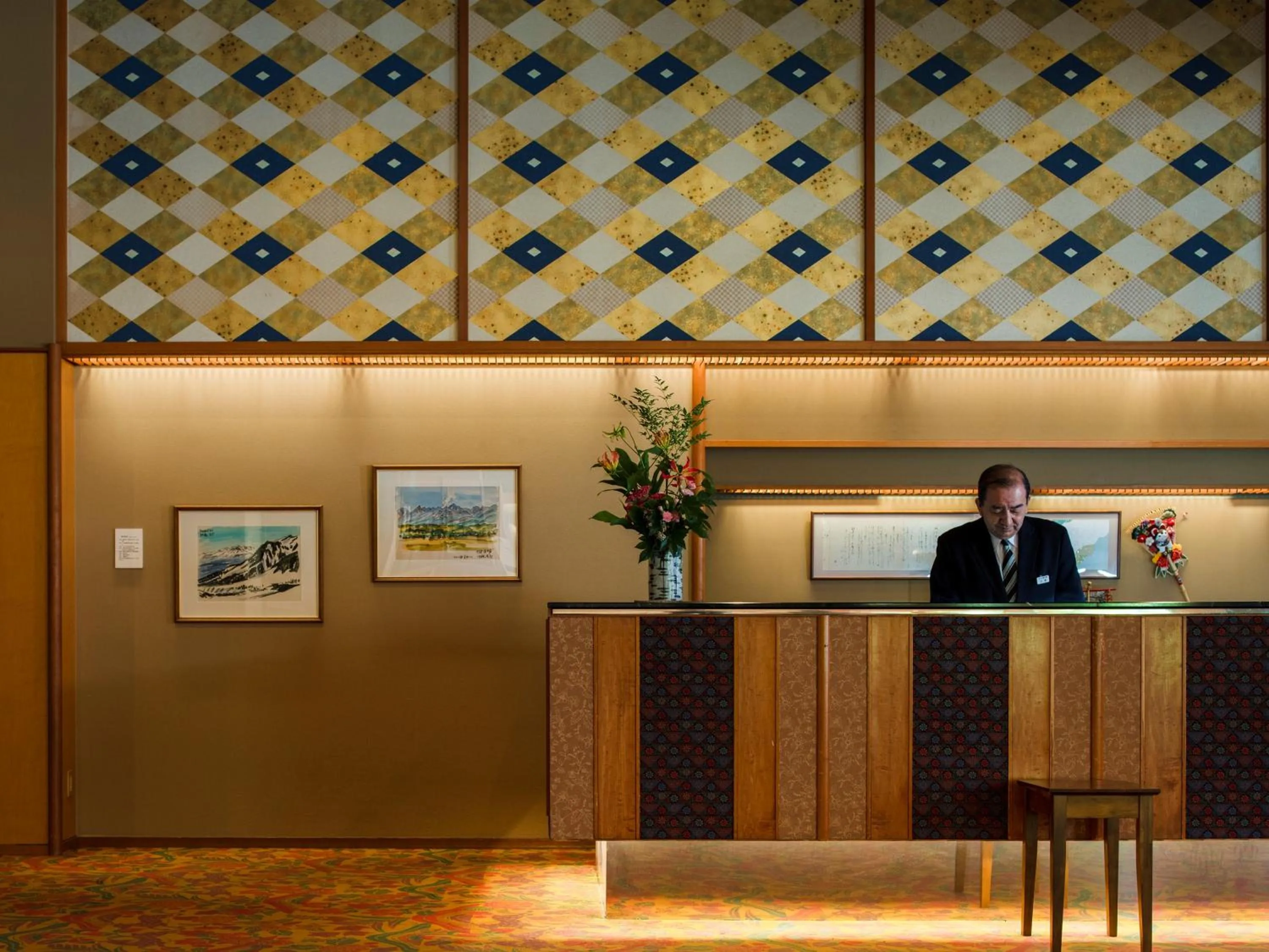 Lobby or reception in HanaMOMIJI