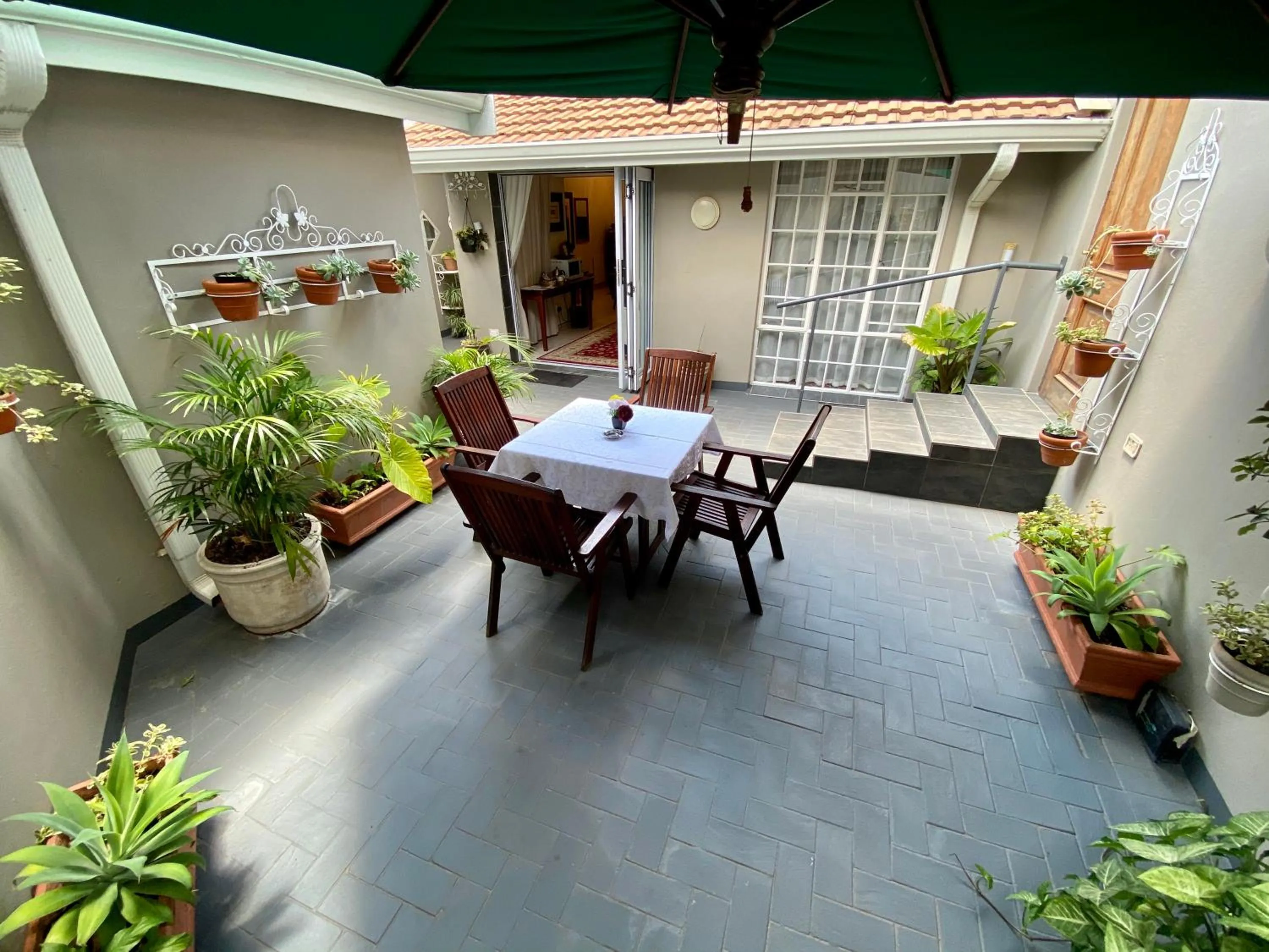Patio in Waterkloof Guest House