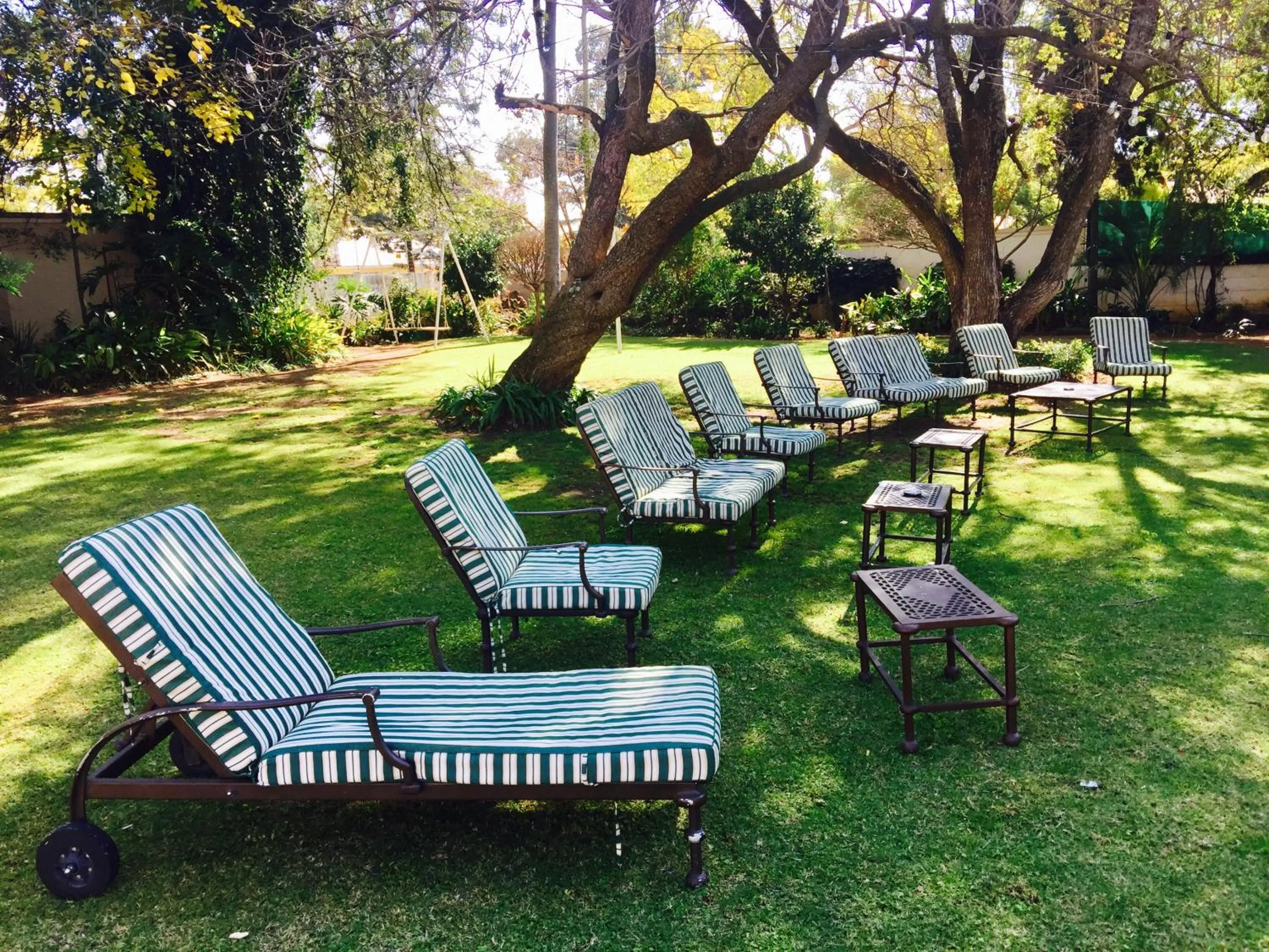 Garden view in Waterkloof Guest House