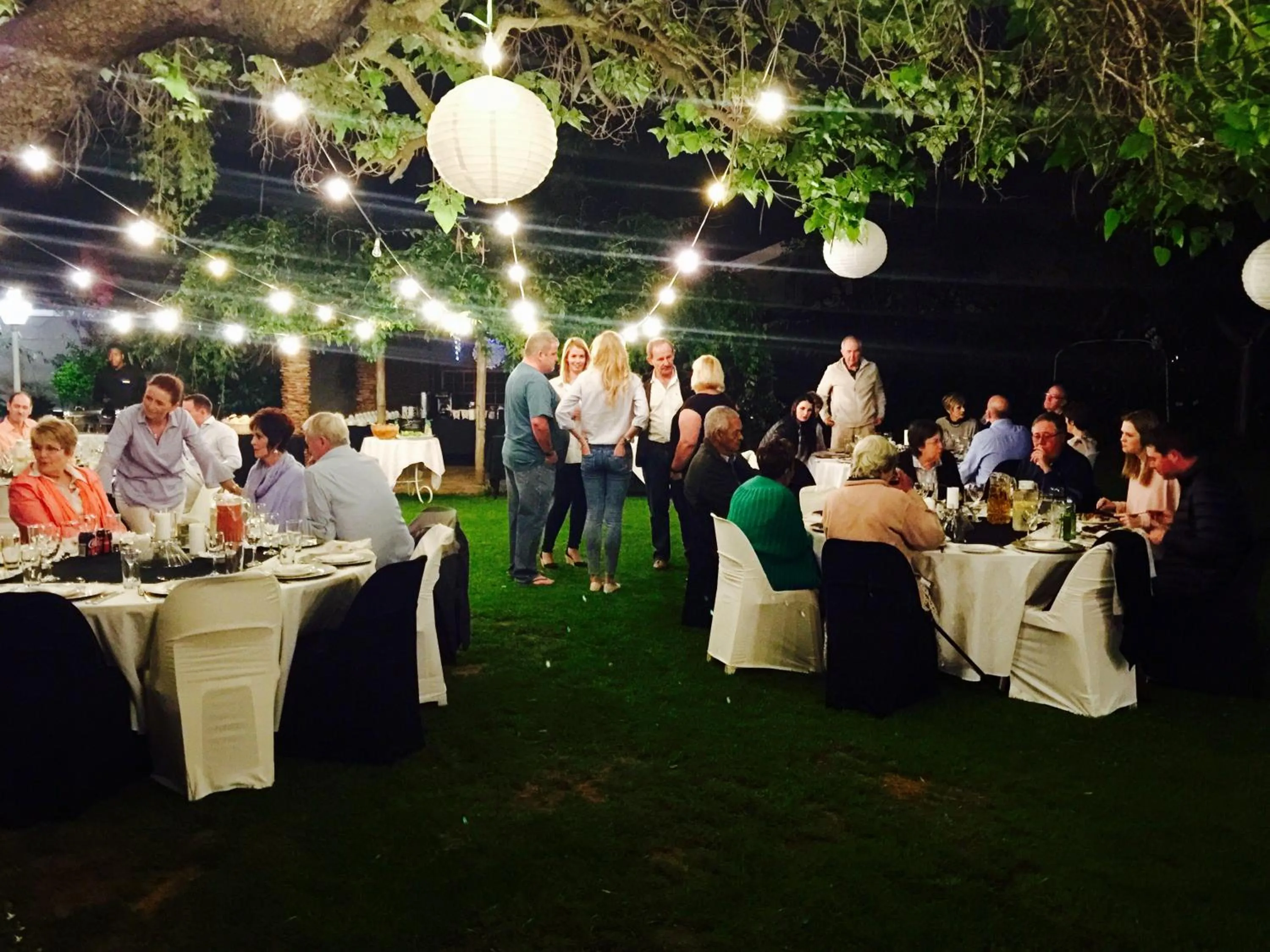 Dinner in Waterkloof Guest House