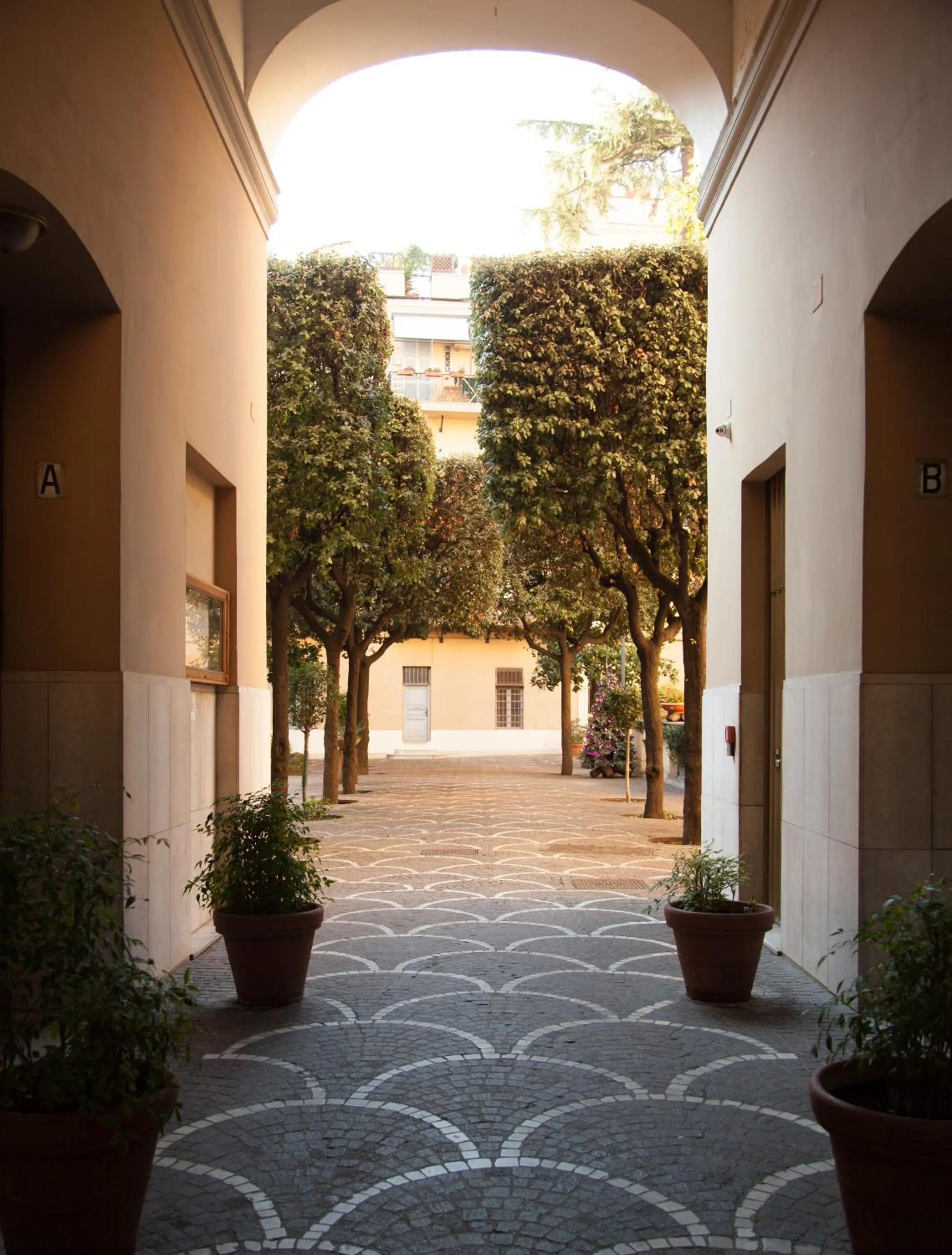 Facade/entrance in Vatican Leone IV
