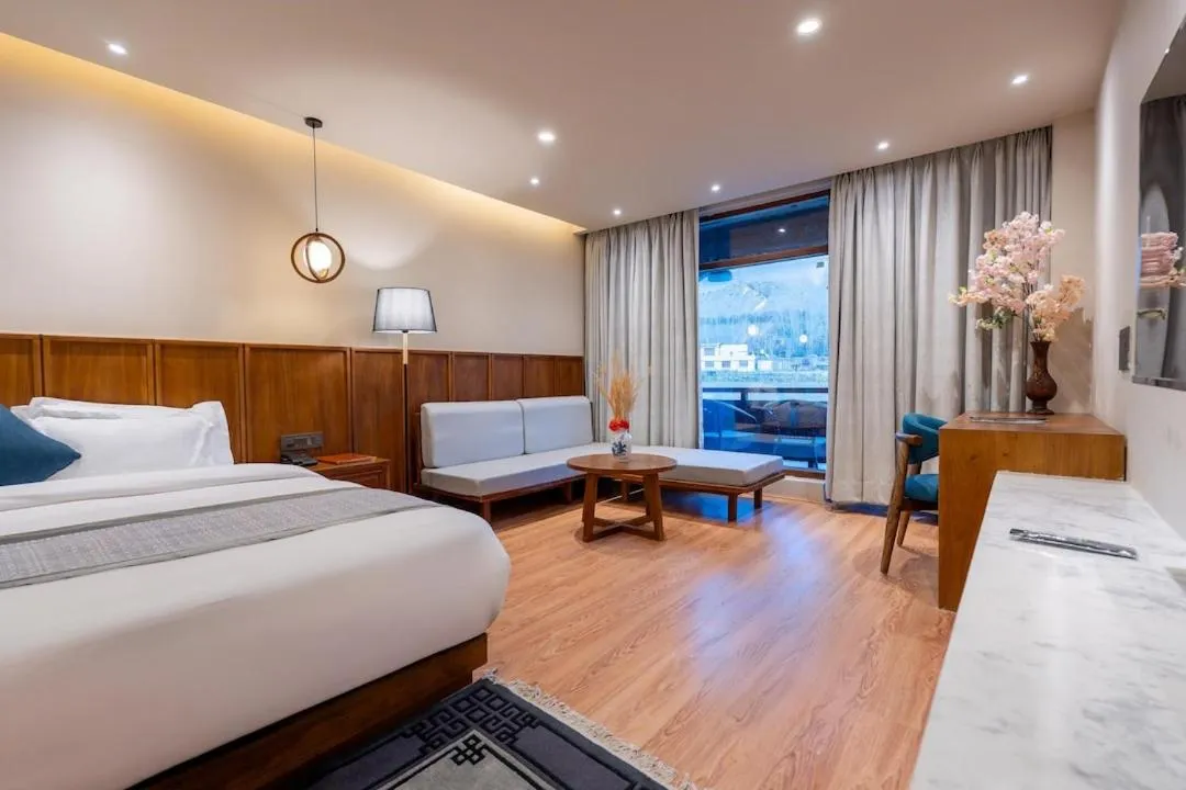 Living room in Hotel Ladakh Heights