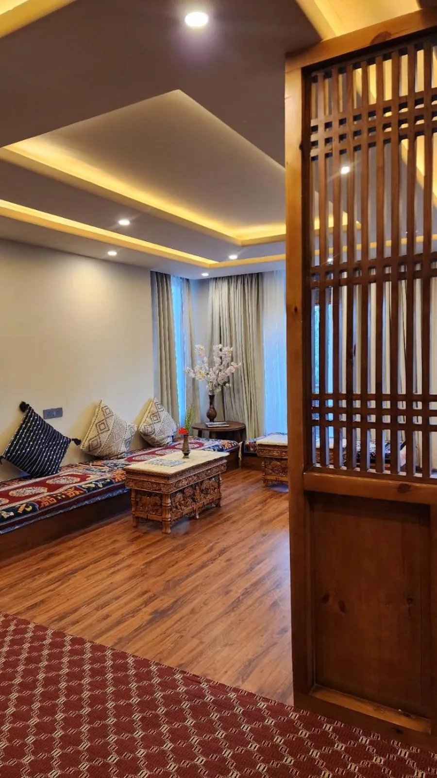 Bed in Hotel Ladakh Heights