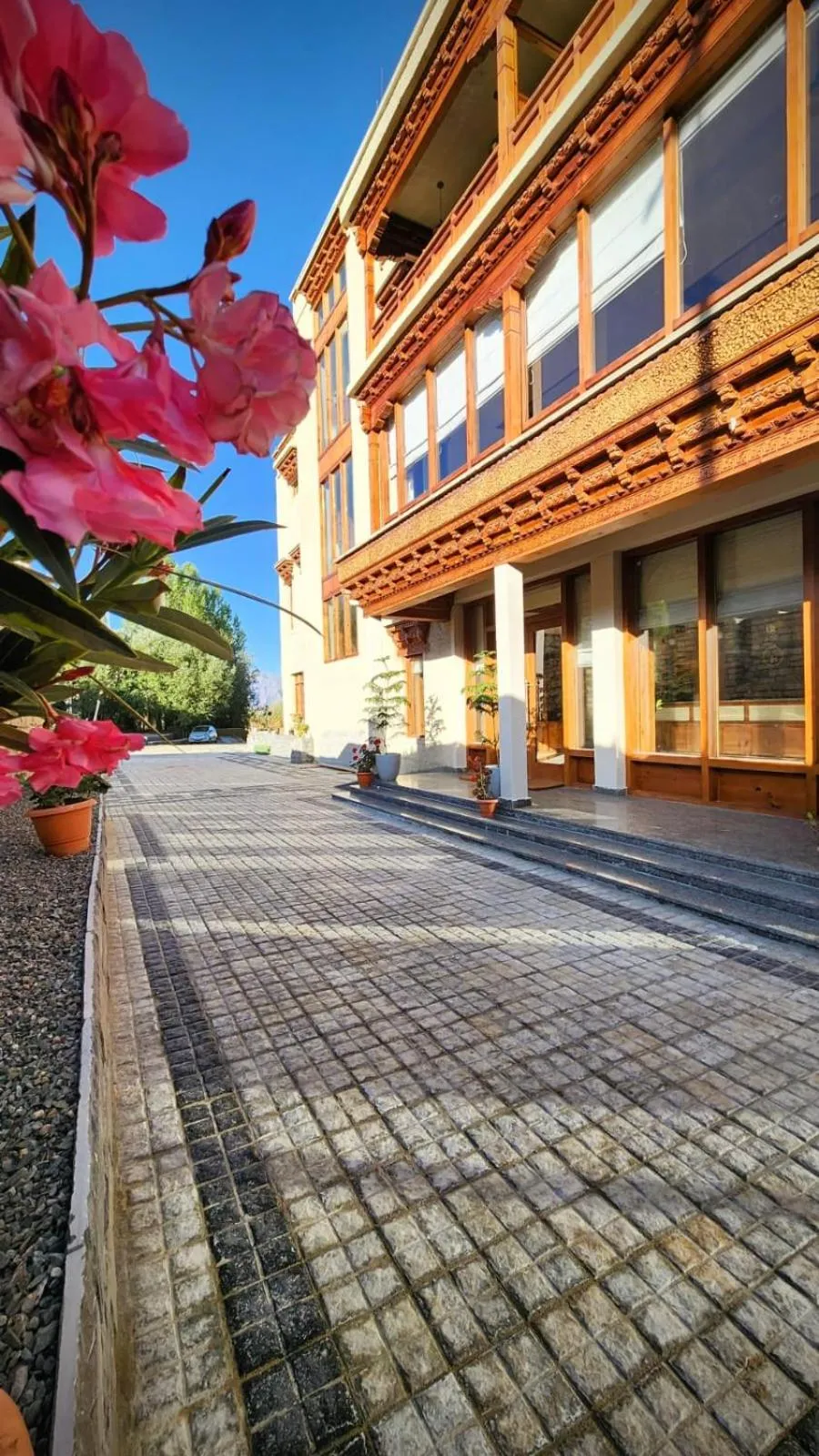 Property building in Hotel Ladakh Heights