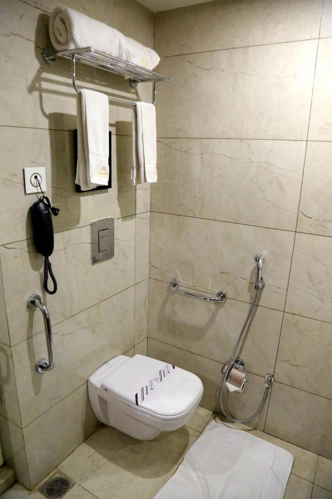 Toilet in Hotel Trinity Grand, Raigarh