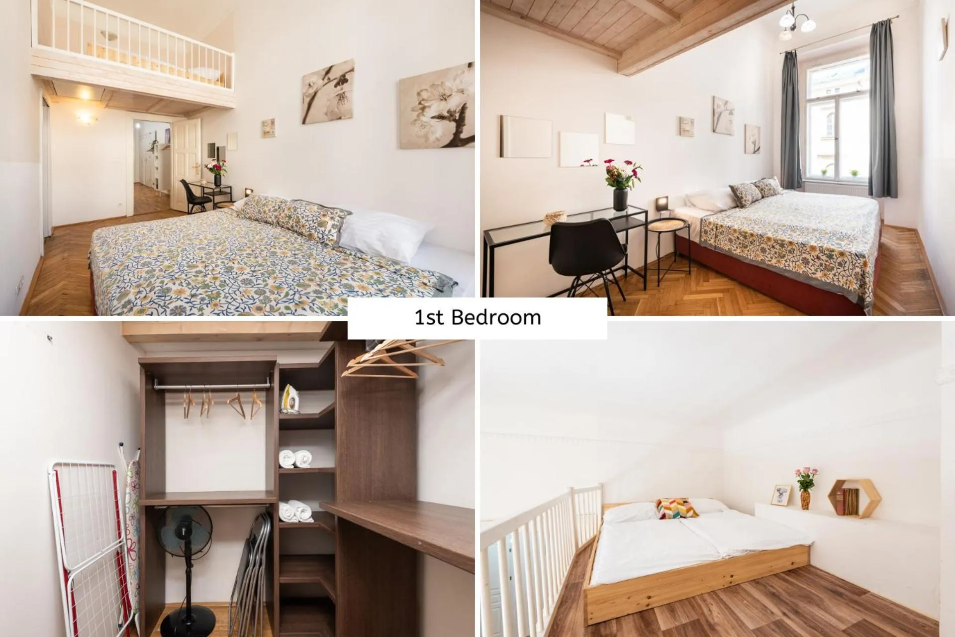 Bed in Hybernska Apartments by Pragueforyou