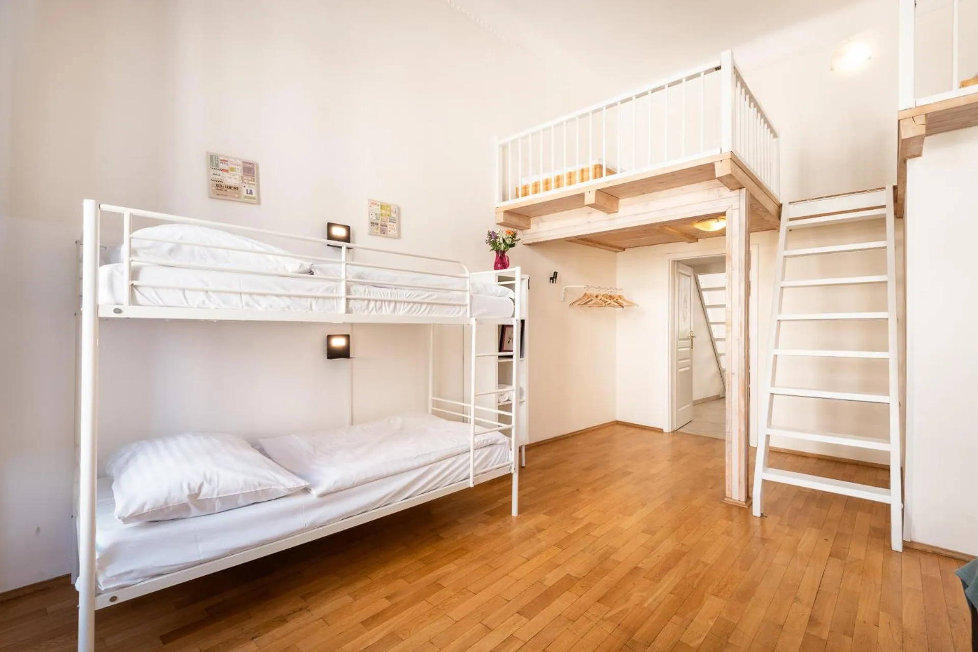 Bed in Hybernska Apartments by Pragueforyou