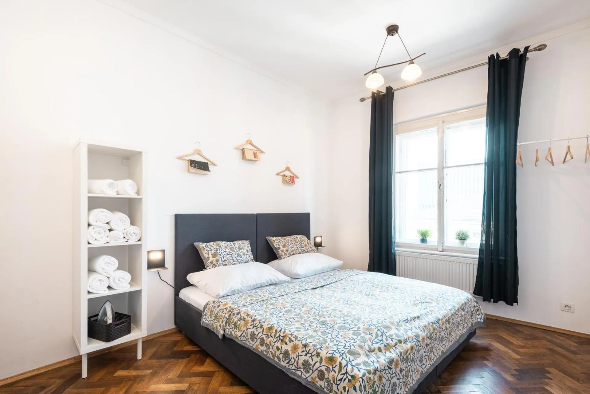 Bed in Hybernska Apartments by Pragueforyou