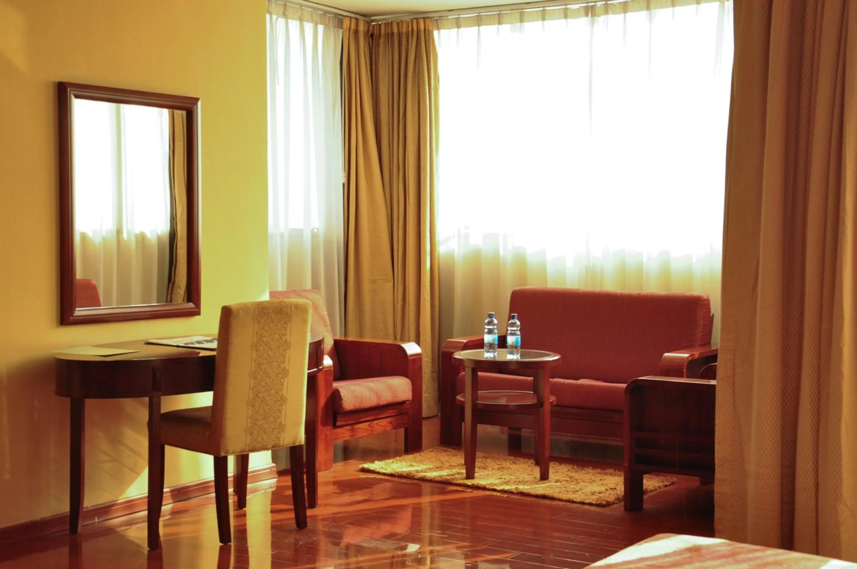 Seating area in Churchill Addis Ababa Hotel