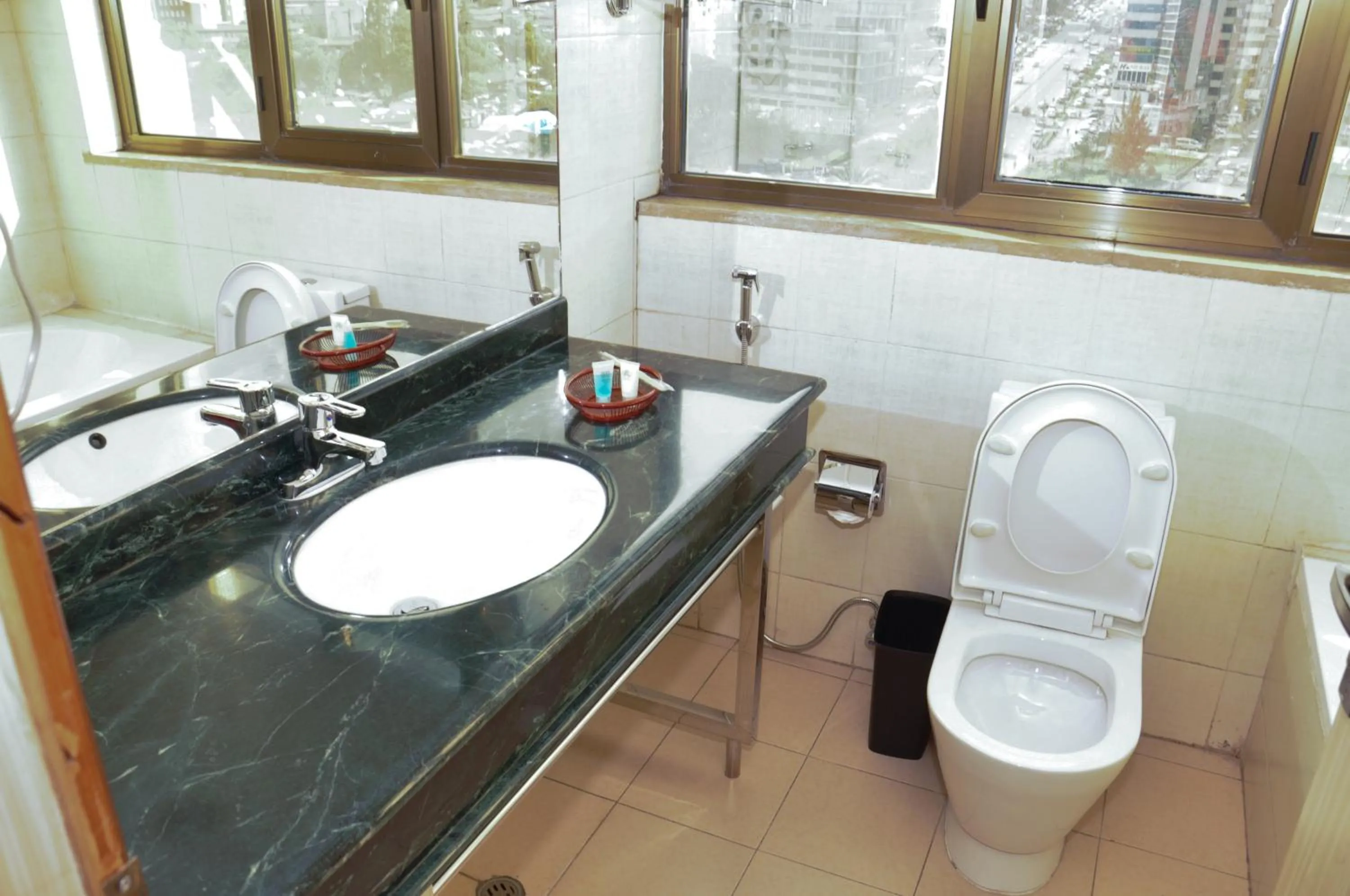 Toilet in Churchill Addis Ababa Hotel