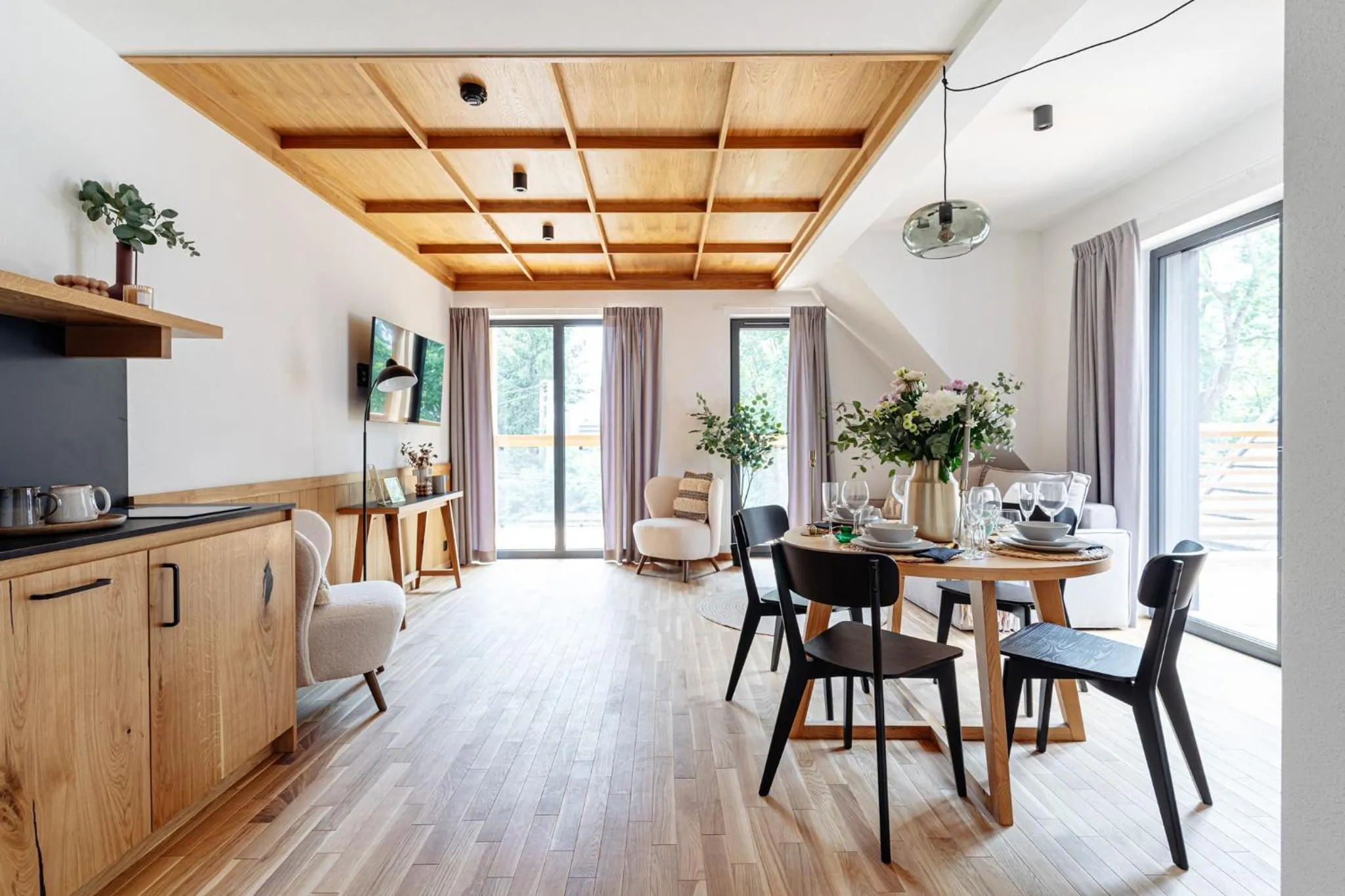 TV and multimedia in White Hills - LoftAffair Spa Collection