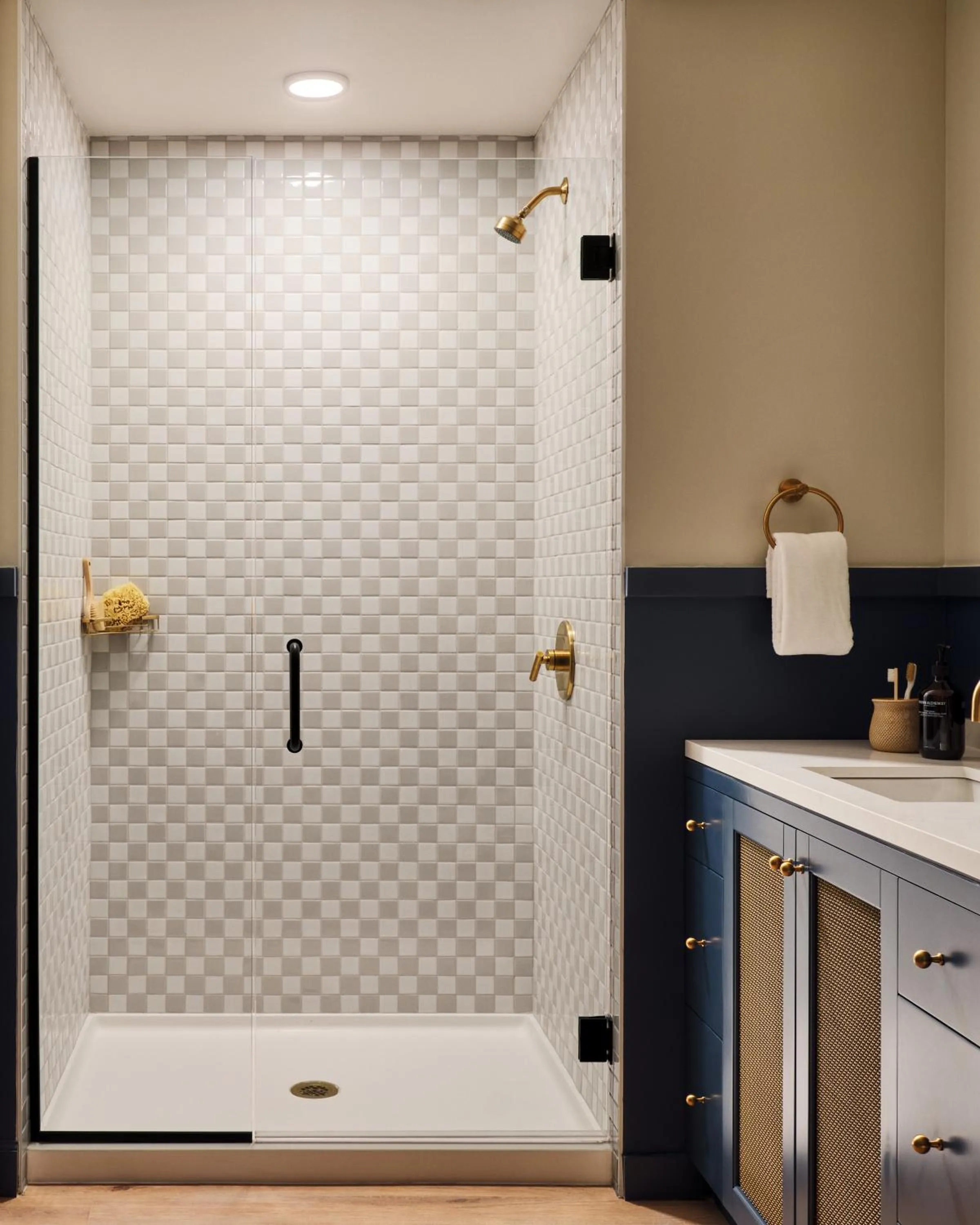 Shower in Memoir Warehouse District