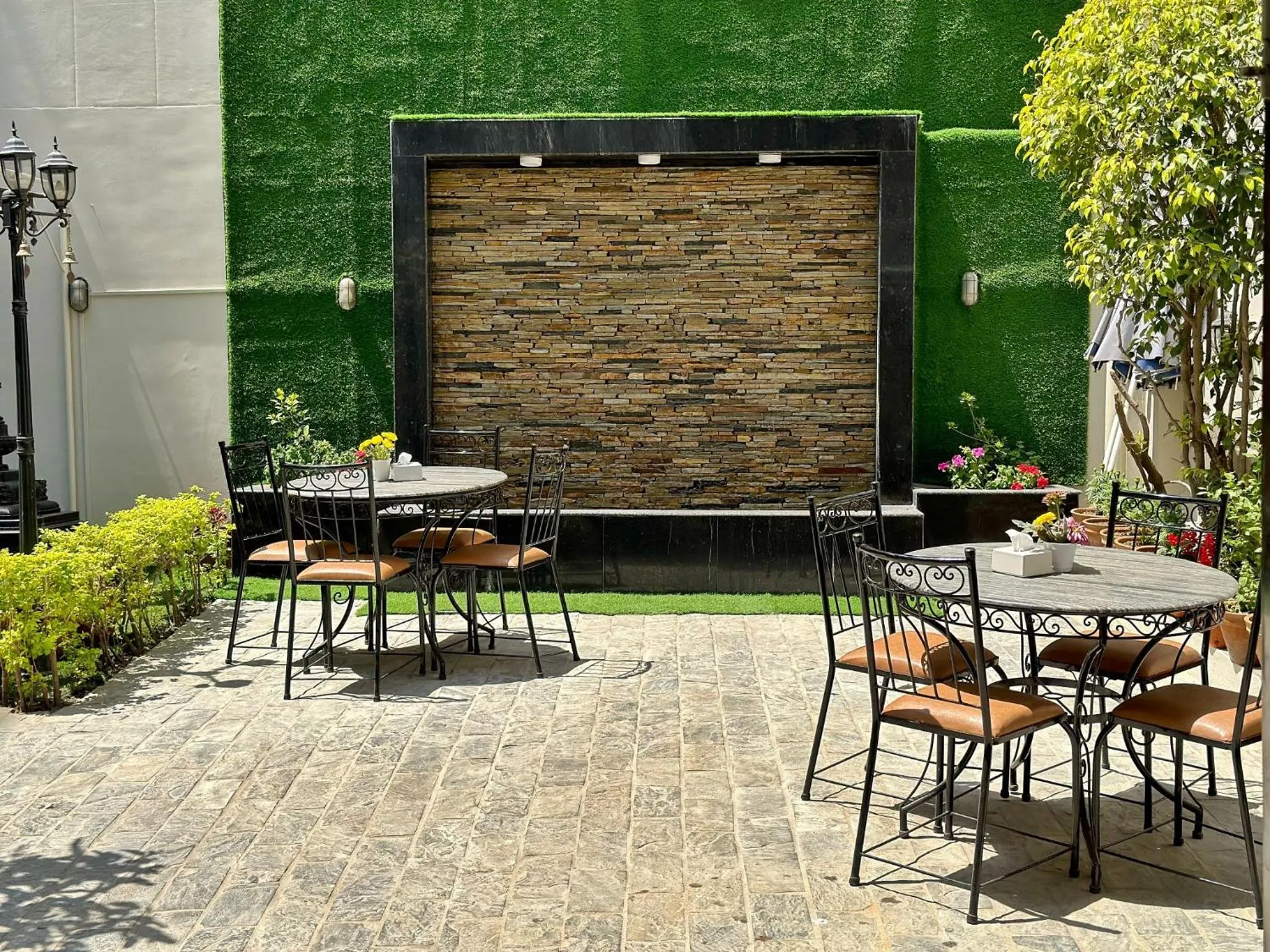 Patio in Shakya House