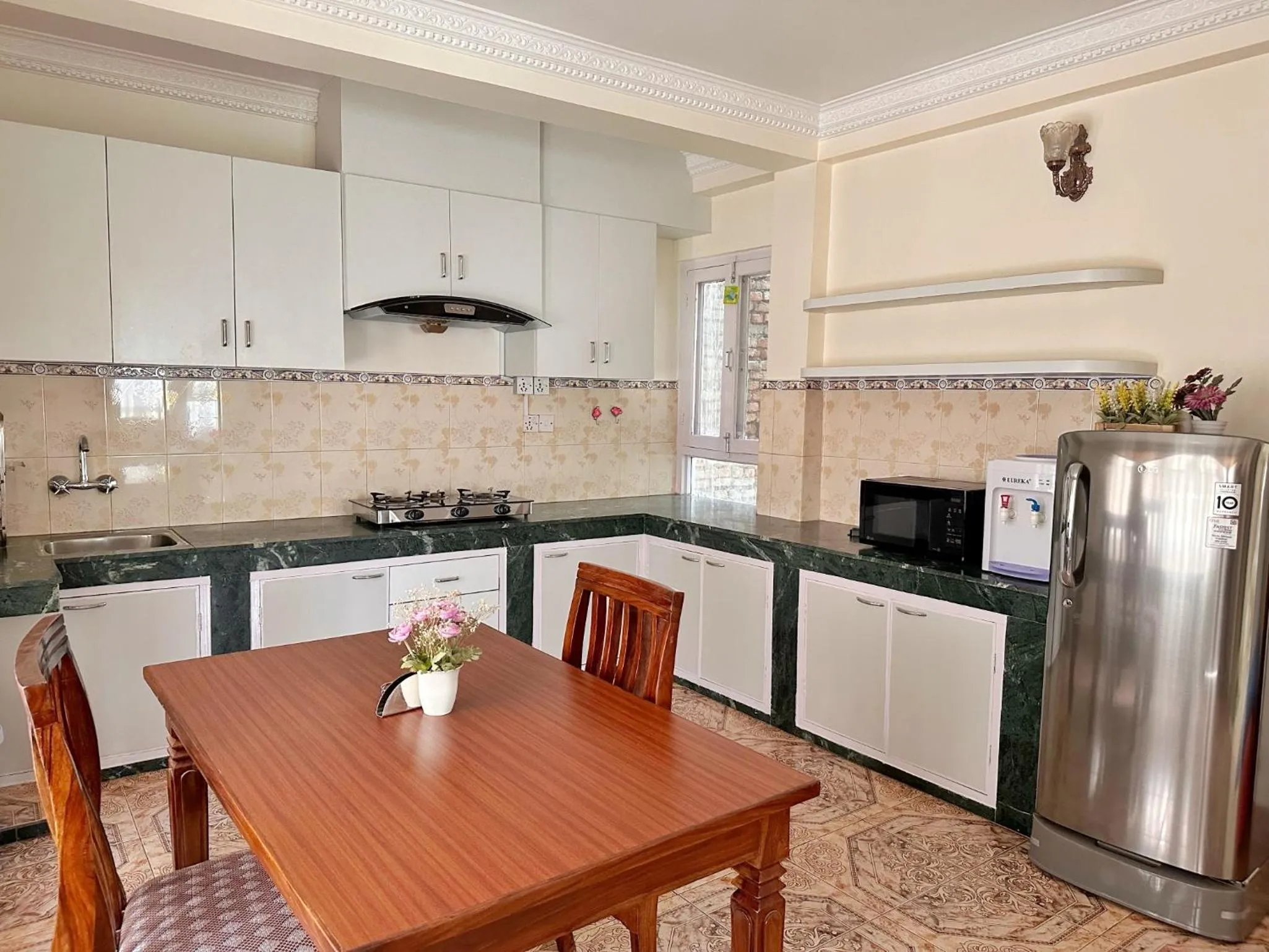 Kitchen or kitchenette in Shakya House