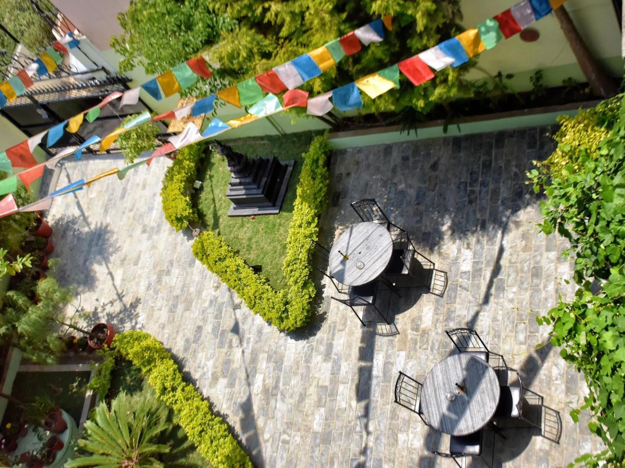 Garden view in Shakya House