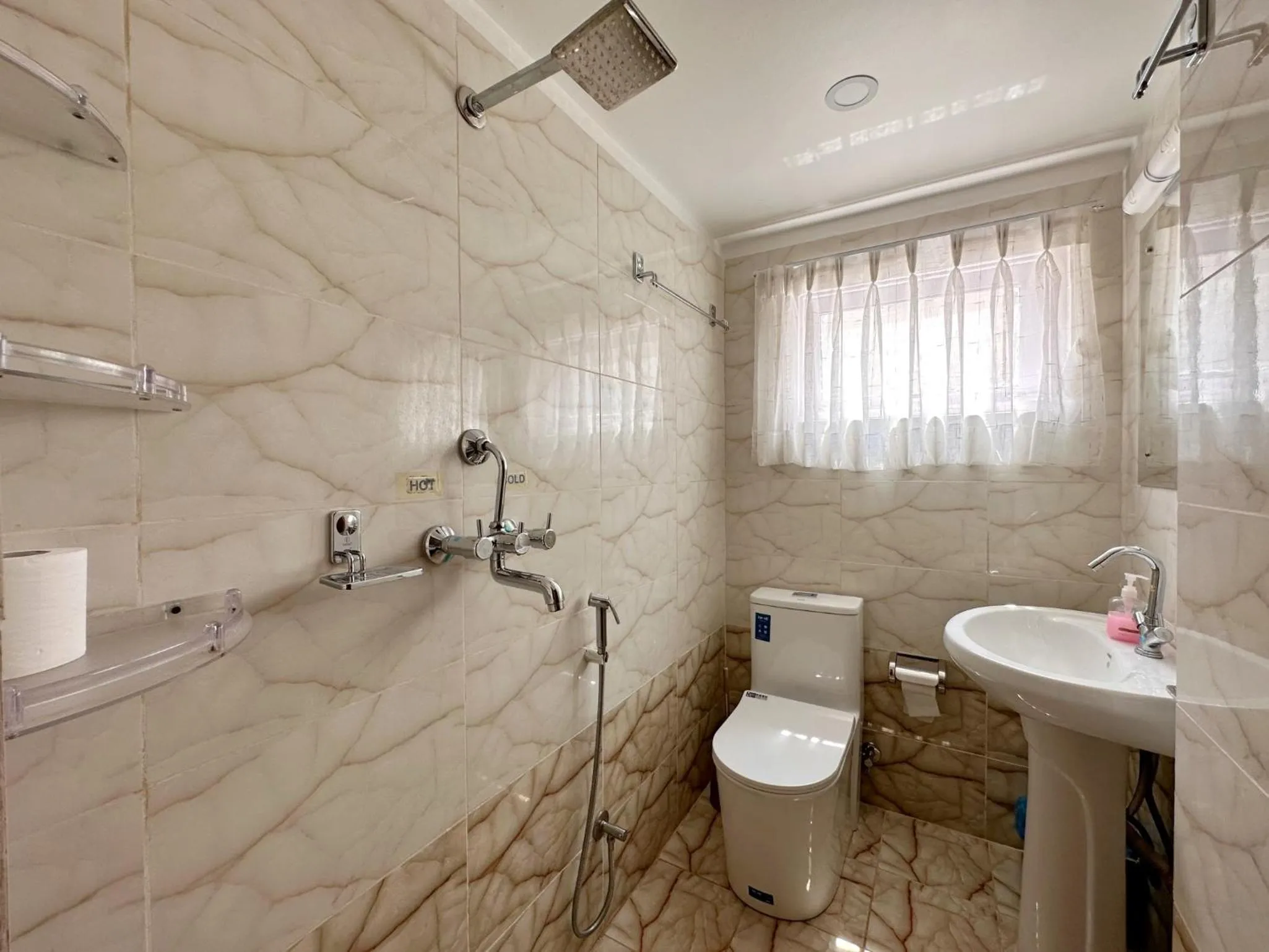 Shower in Shakya House