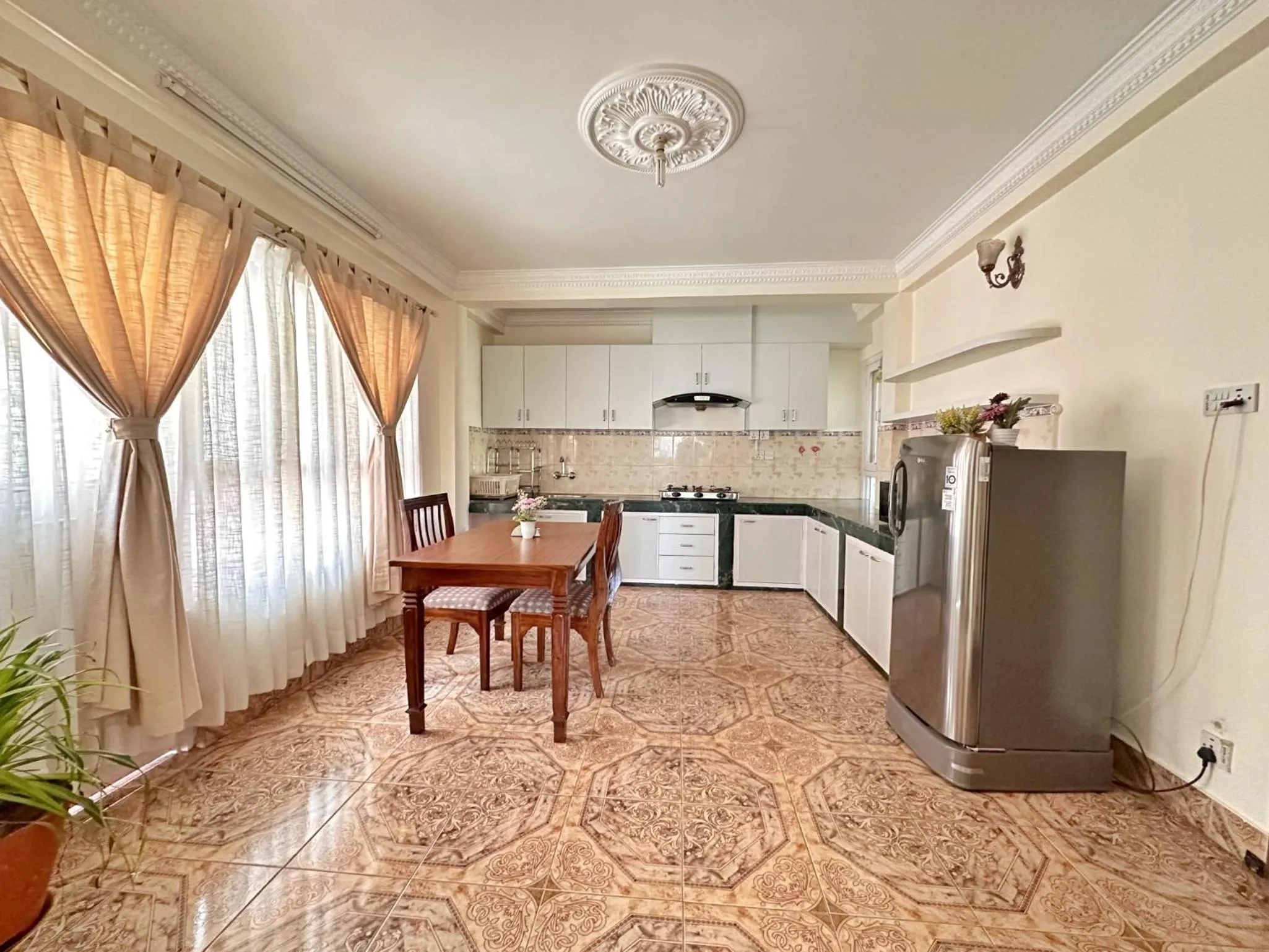 Kitchen or kitchenette in Shakya House