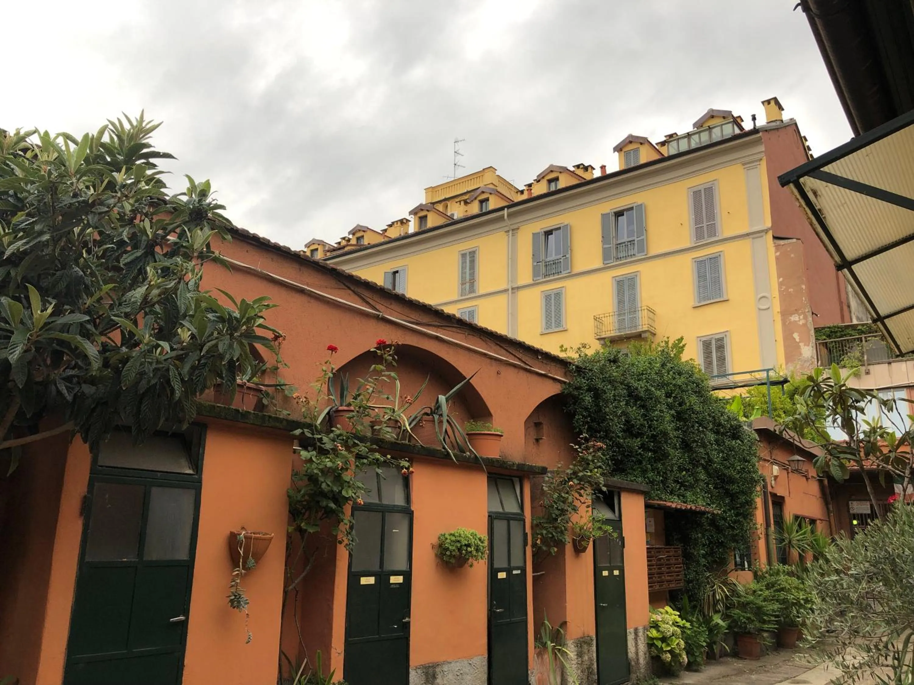 Inner courtyard view in Residenza Fiori di Grano