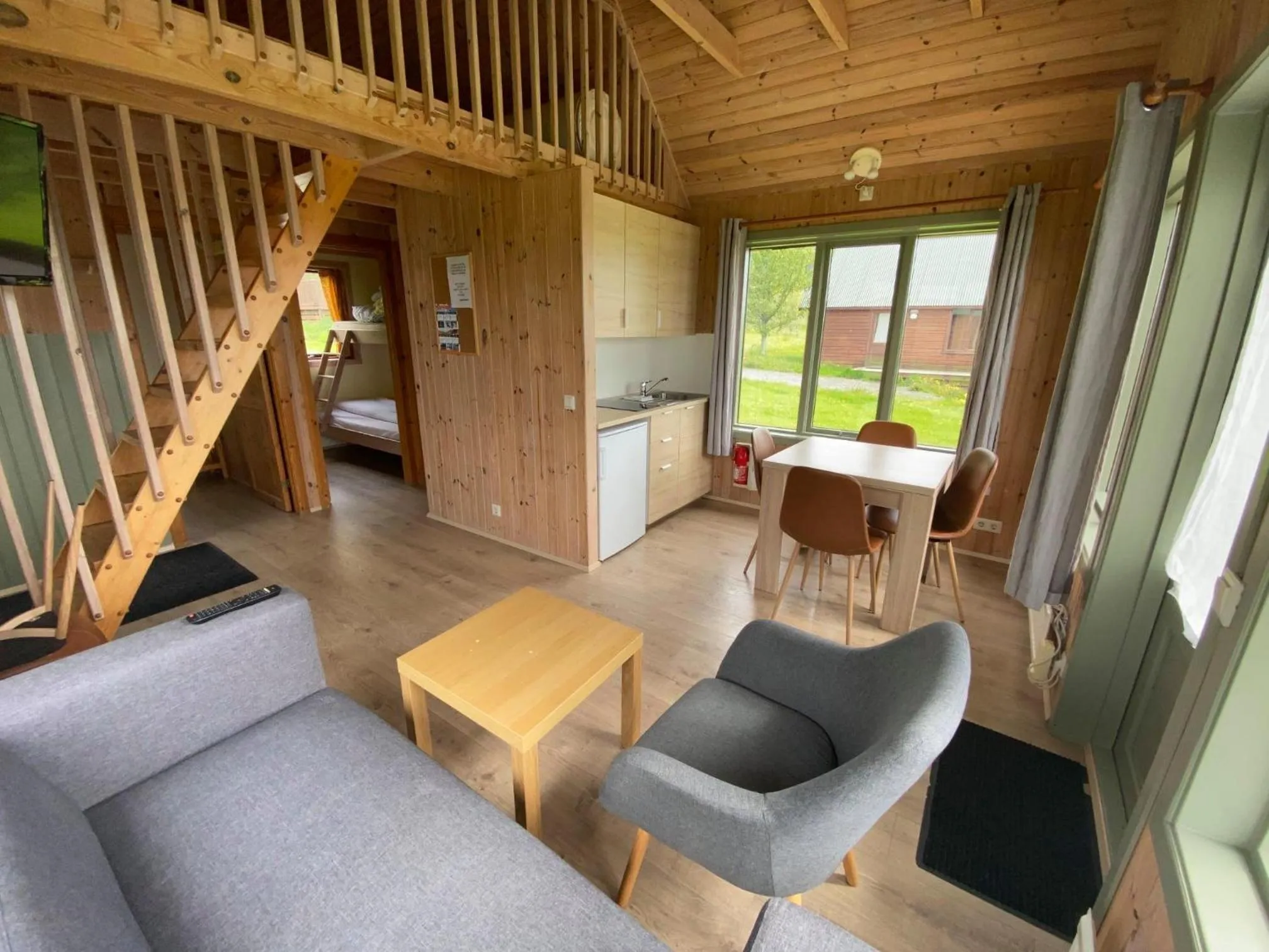 Living room in Hörgsland Cottages