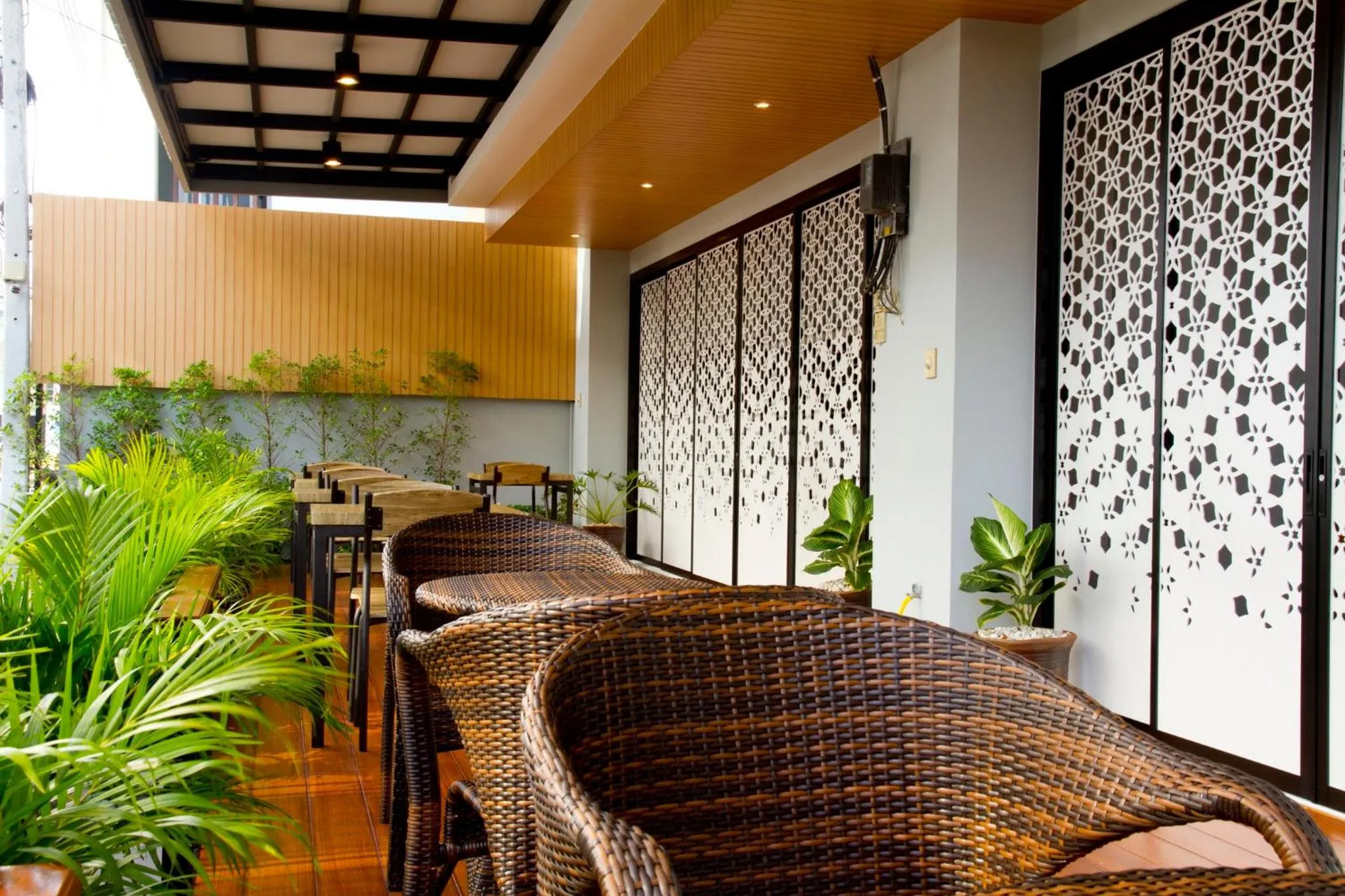 Seating area in Krabi Cinta House