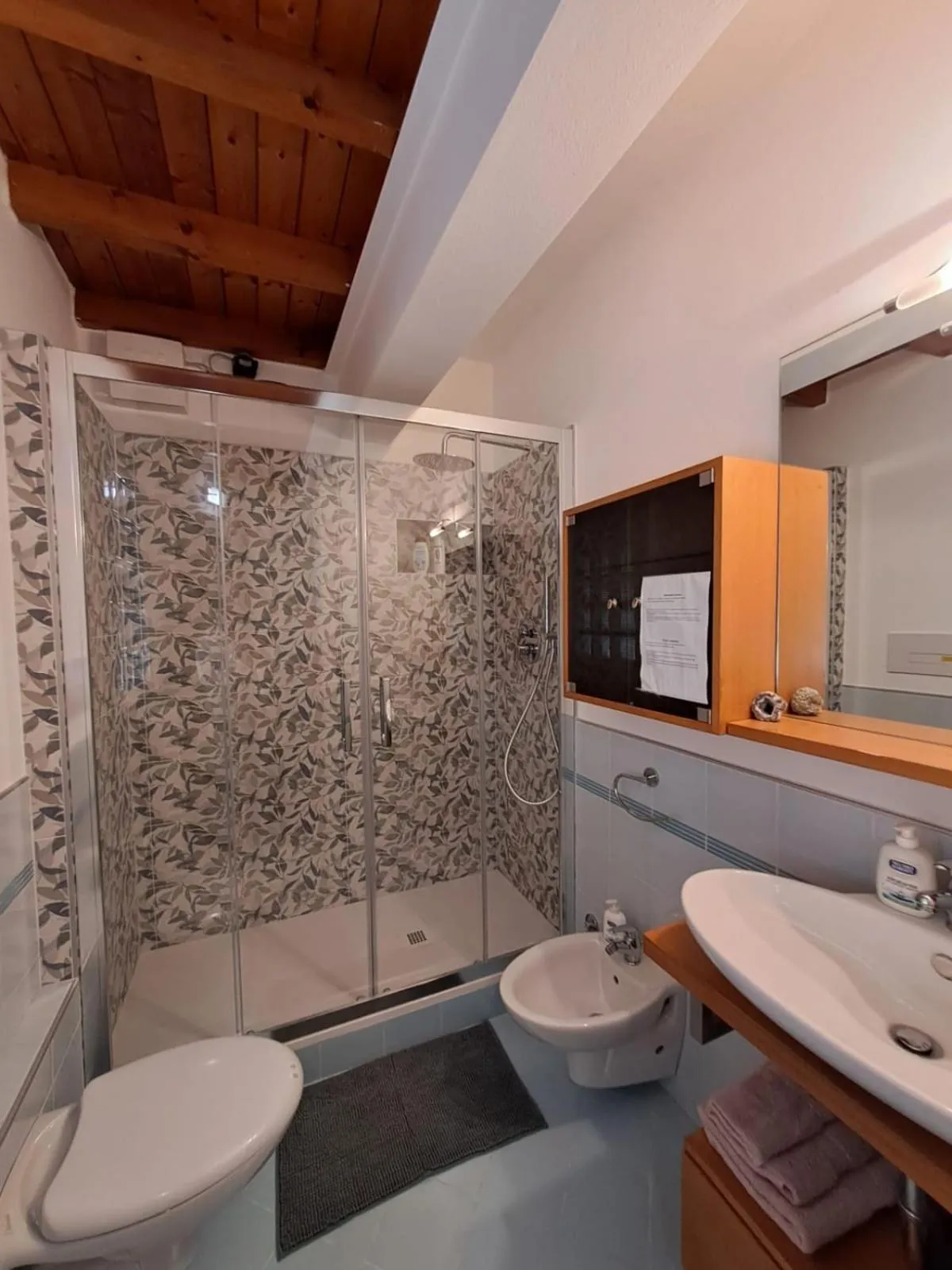 Shower in B & B Ametista Bergamo