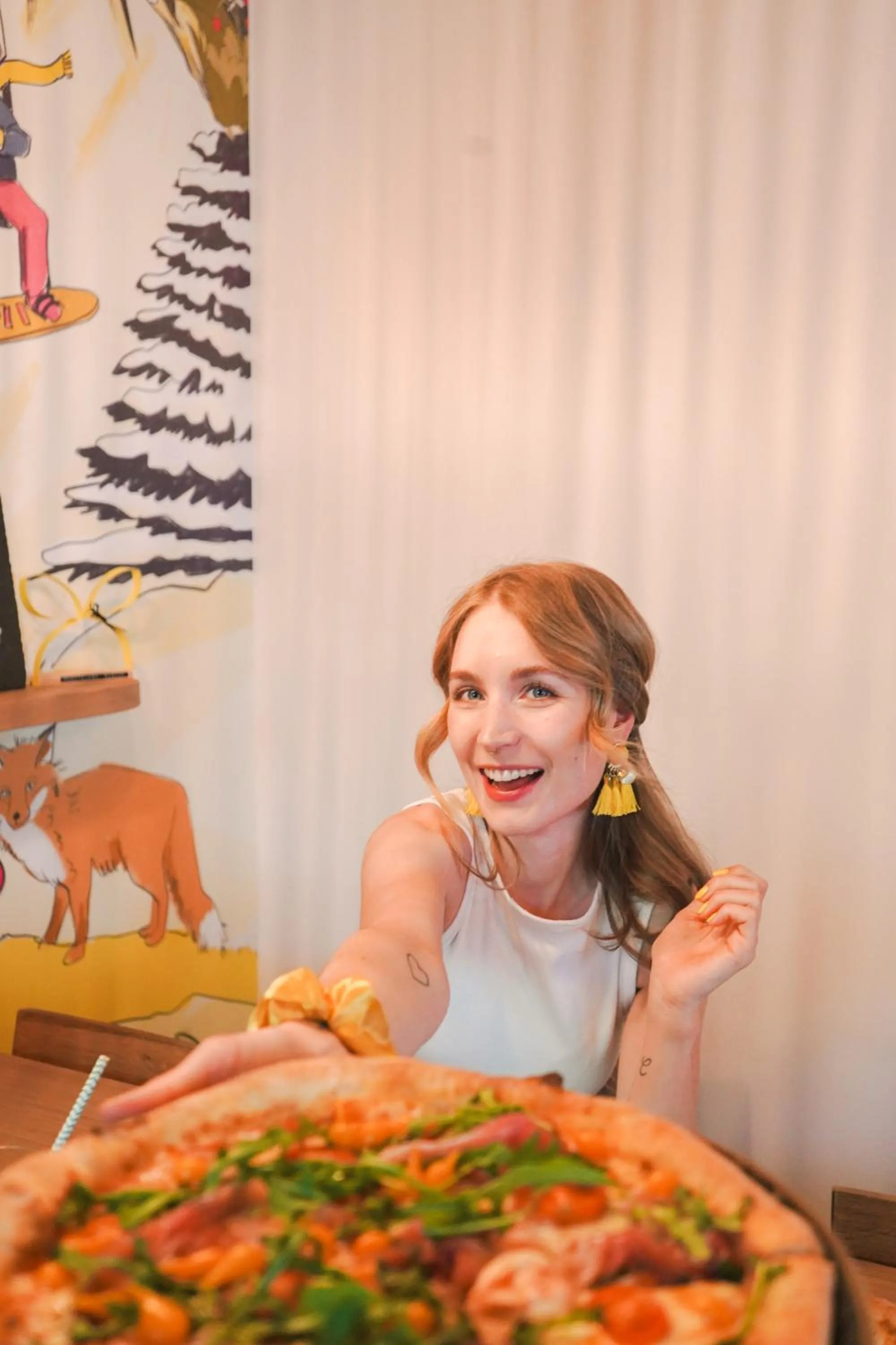 Restaurant/places to eat in Boutique House happYellow Saalbach